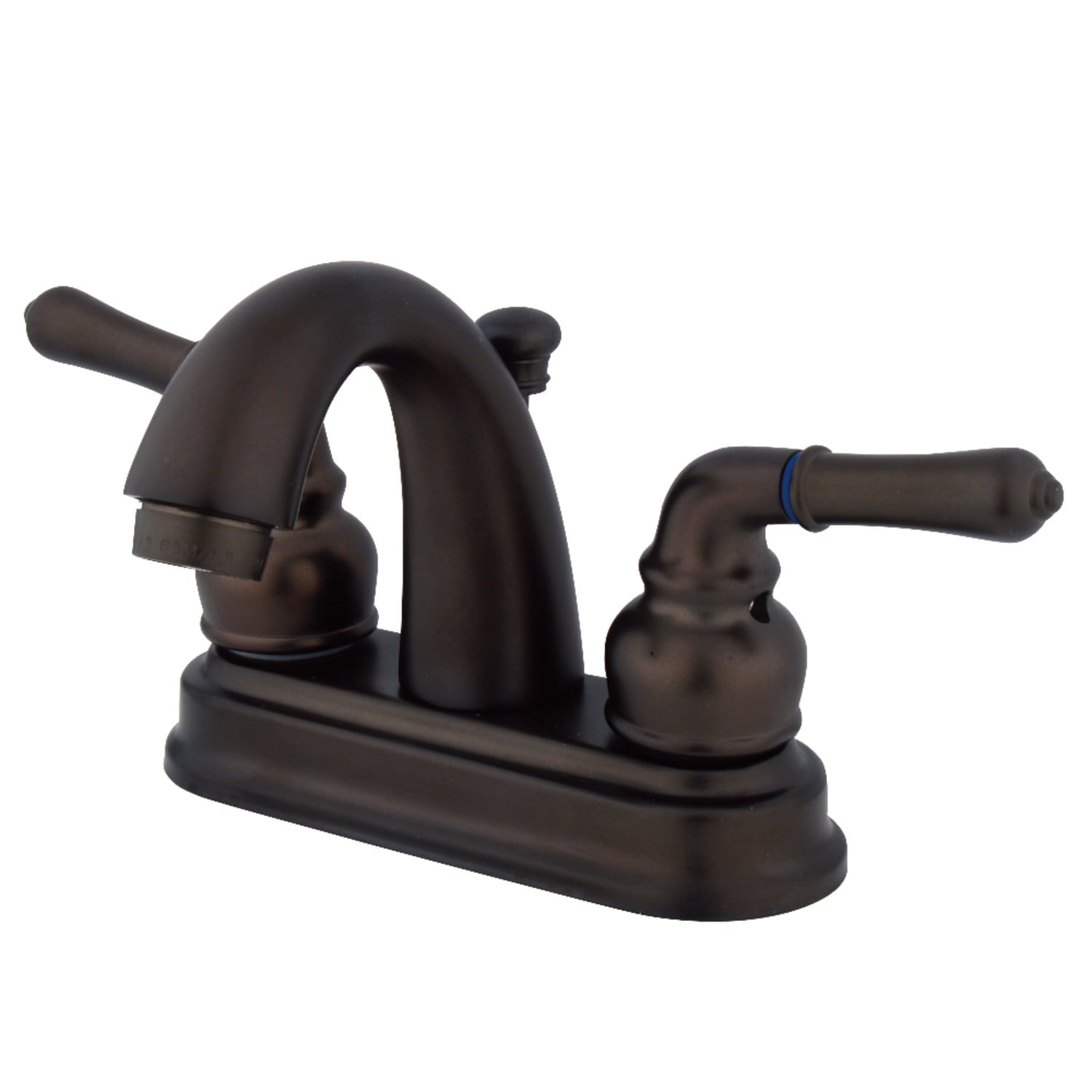 Kingston Brass GKB5615NML Naples 1.2 GPM Centerset Bathroom Faucet - Bronze
