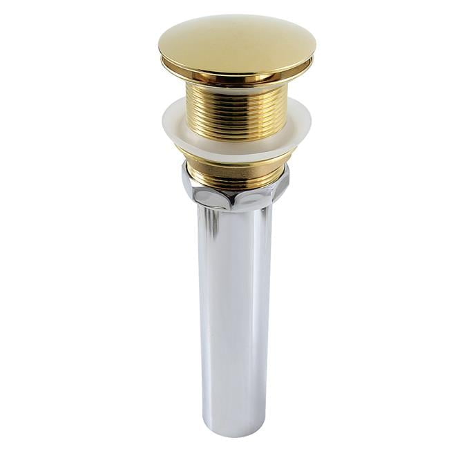 Kingston Brass GCL112PB Trimscape Brass Pop Up Drain for Cast Iron Utility Sink, Polished Brass
