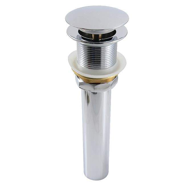 Kingston Brass GCL112CP Trimscape Brass Pop Up Drain for Cast Iron Utility Sink, Polished Chrome