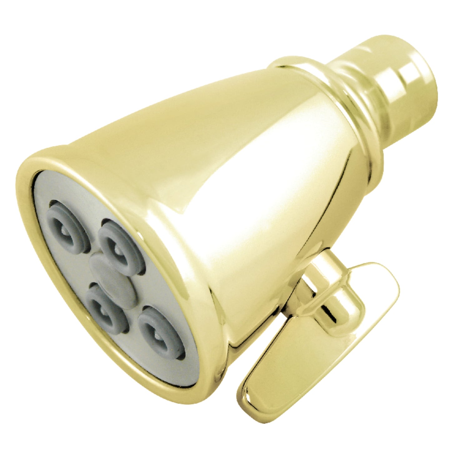Kingston Brass K137A2 Victorian 2-5/16-Inch Round Adjustable Jet Spray Brass Shower Head in Polished Brass