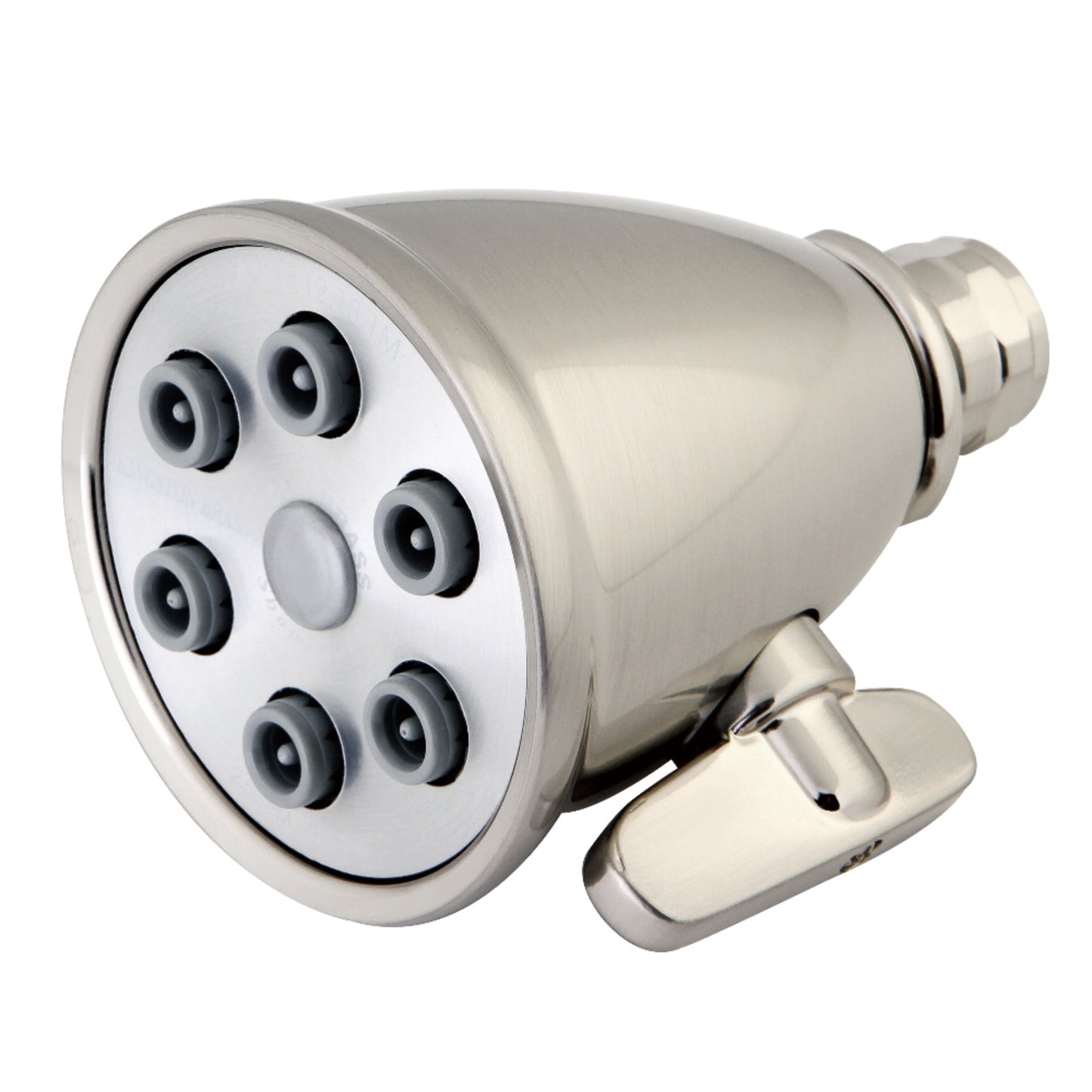Kingston Brass K138A8 Victorian 2-15/16-Inch Round Adjustable Jet Spray Brass Shower Head in Brushed Nickel