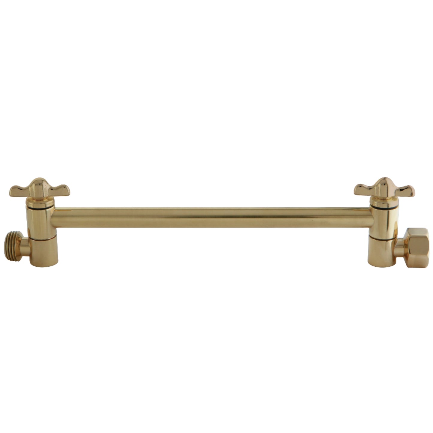 Kingston Brass K153A2 10-Inch Adjustable High-Low Shower Arm in Polished Brass