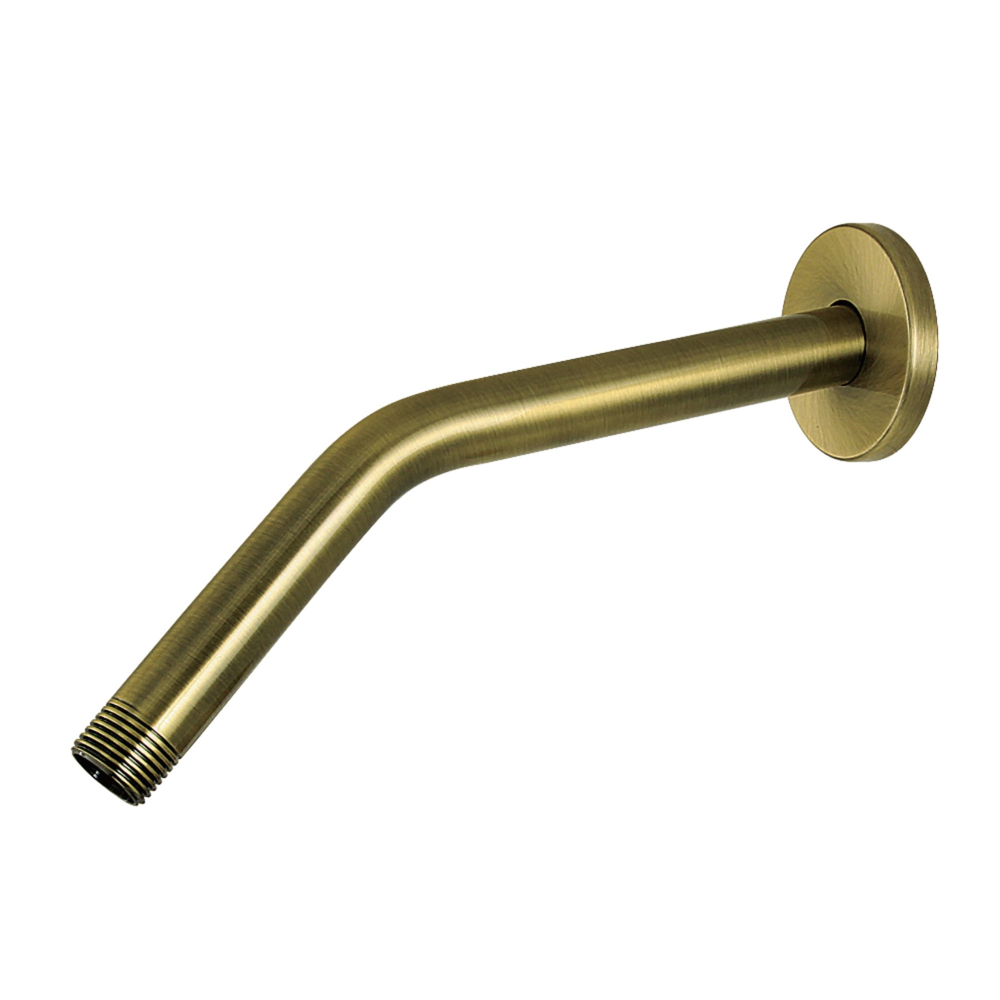 Kingston Brass K162R3 Shower Scape 10" Shower Arm with Round Flange, Antique Brass