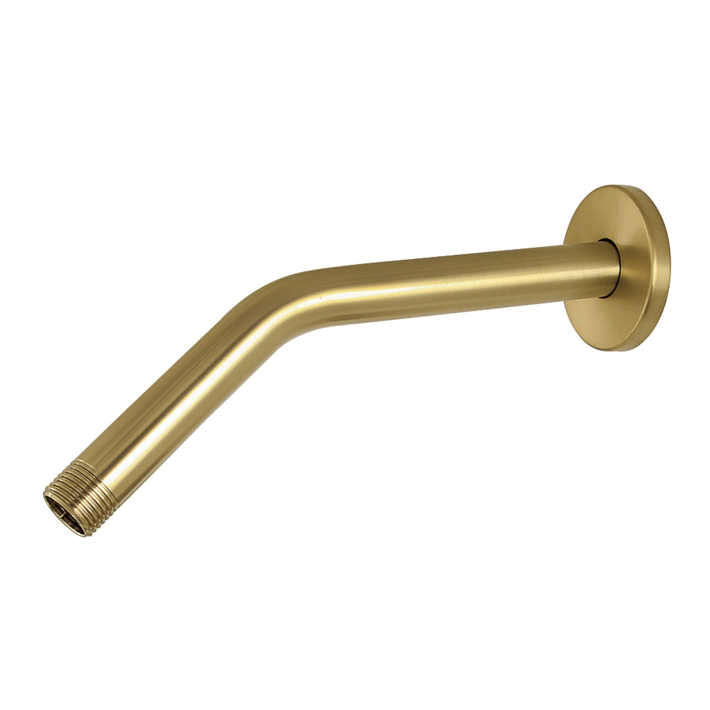 Kingston Brass K162R7 Shower Scape 10" Shower Arm with Round Flange, Brushed Brass