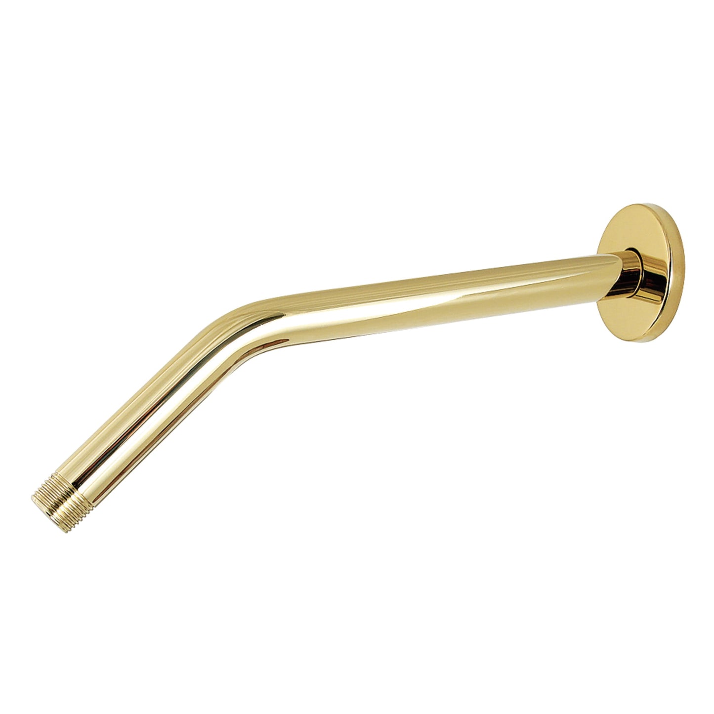 Kingston Brass K163R2 Shower Scape 12" Shower Arm with Round Flange, Polished Brass