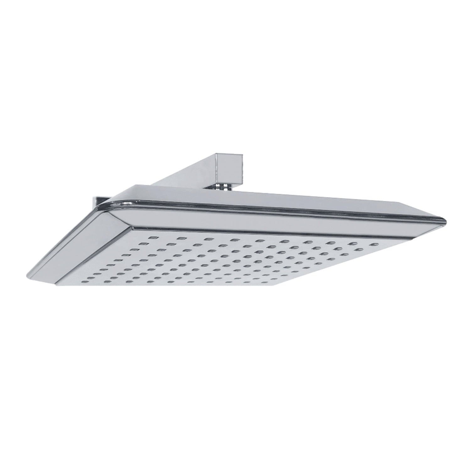 Kingston Brass K251A1CK Shower Scape 9-5/8" Square Shower Head with Shower Arm, Polished Chrome