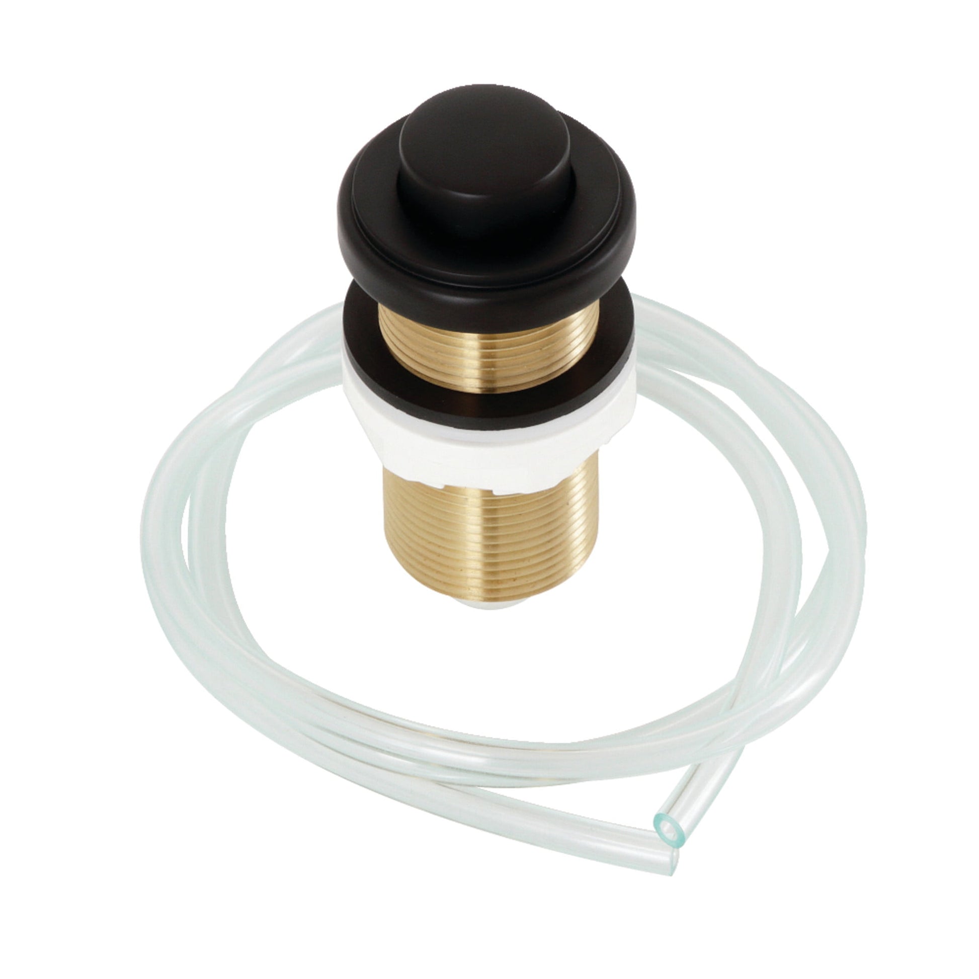 Kingston Brass KA210 Trimscape Disposal Air Switch Button in Matte Black