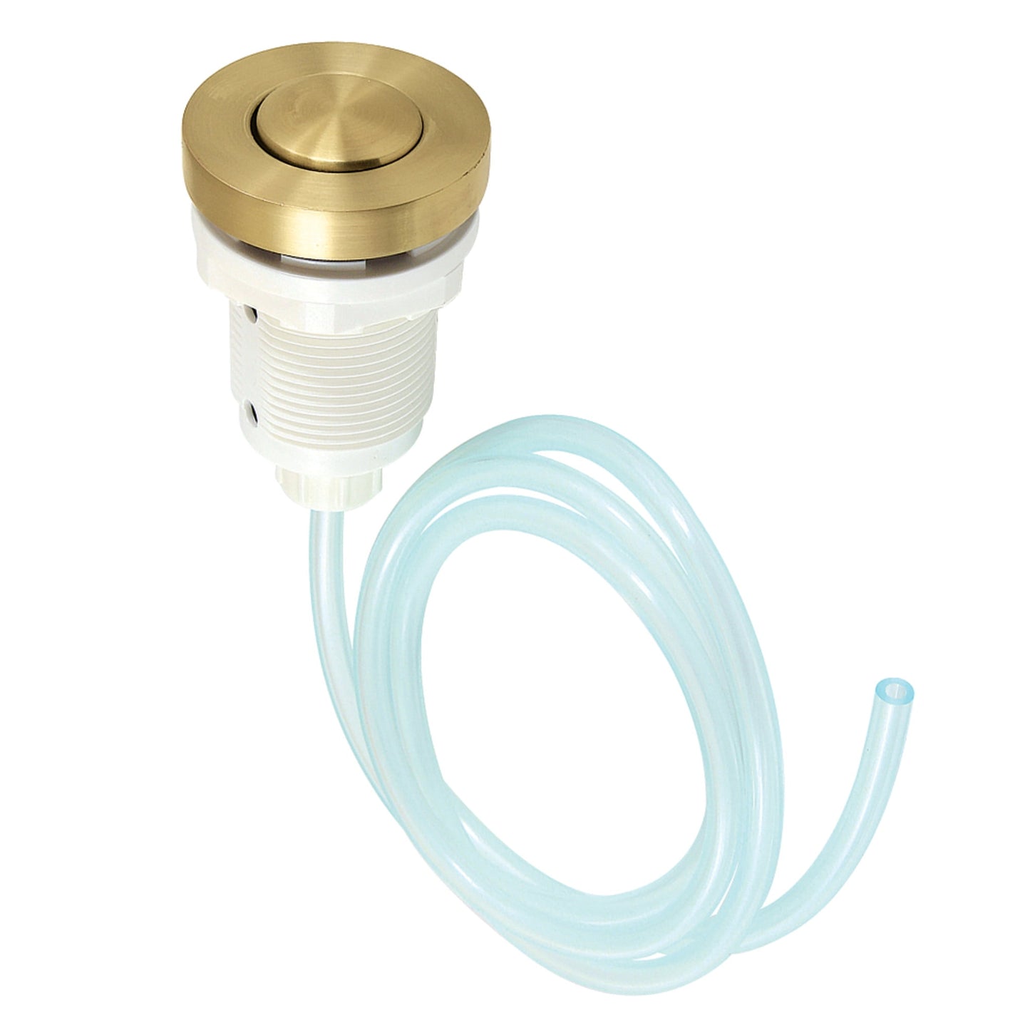 Kingston Brass KAM317 Trimscape Garbage Disposal Air Switch Button in Brushed Brass