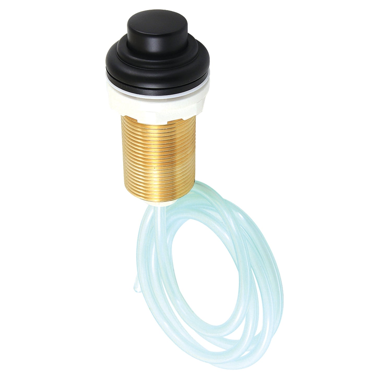Kingston Brass KAT210 Trimscape Garbage Disposal Air Switch Button in Matte Black