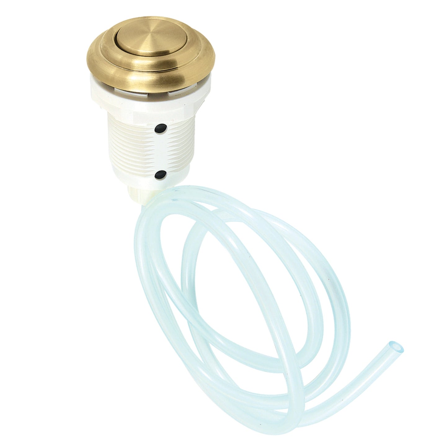 Kingston Brass KAT317 Trimscape Garbage Disposal Air Switch Button in Brushed Brass