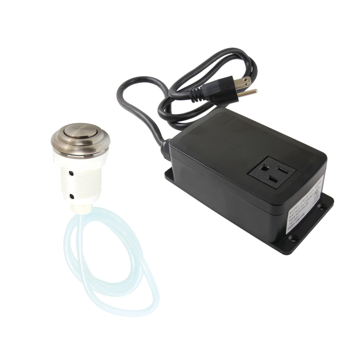 Kingston Brass KATSK311 Gourmetier Single Outlet Garbage Disposal Air Switch Kit, Polished Chrome