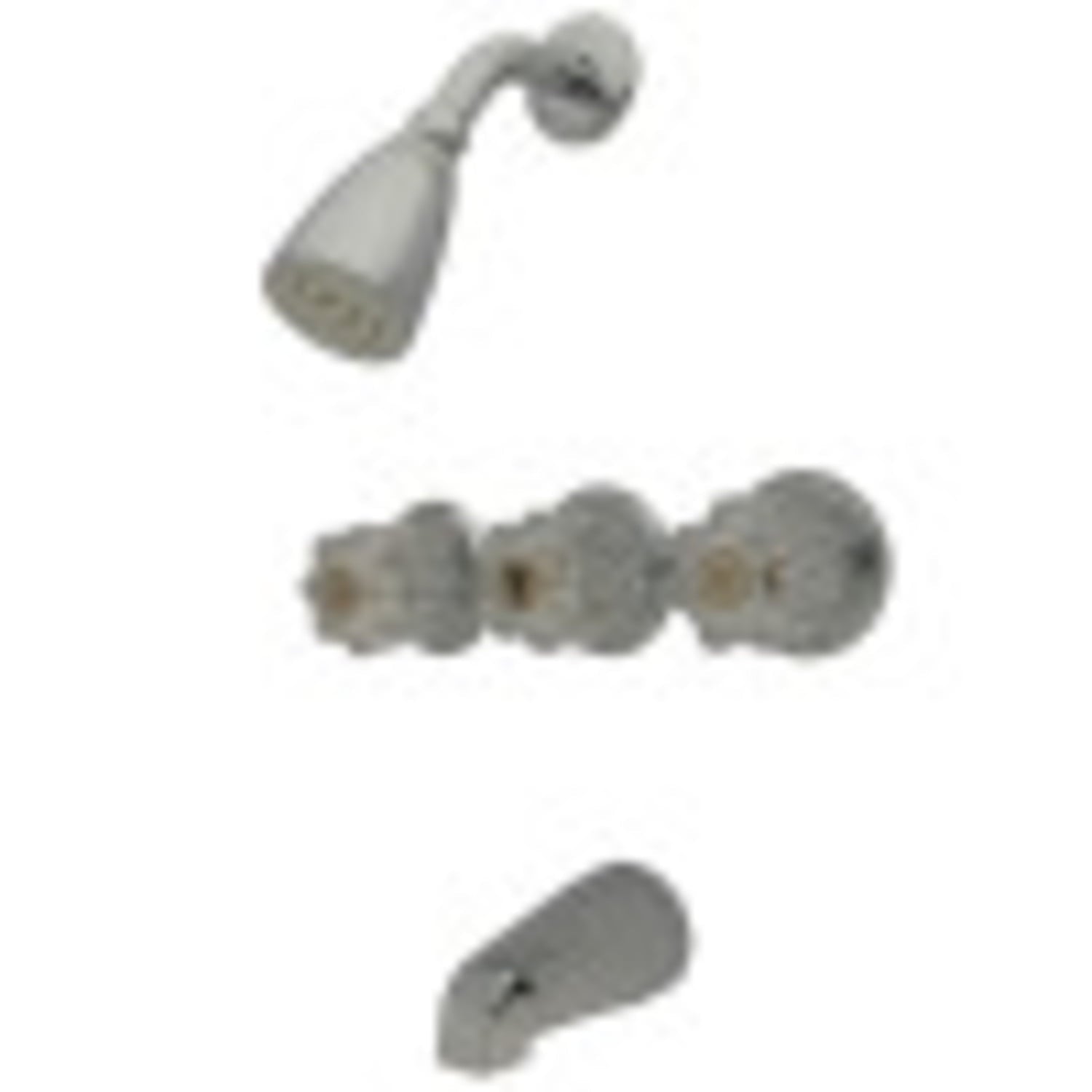 Kingston Brass KB132 Tub and Shower Faucet, Polished Brass