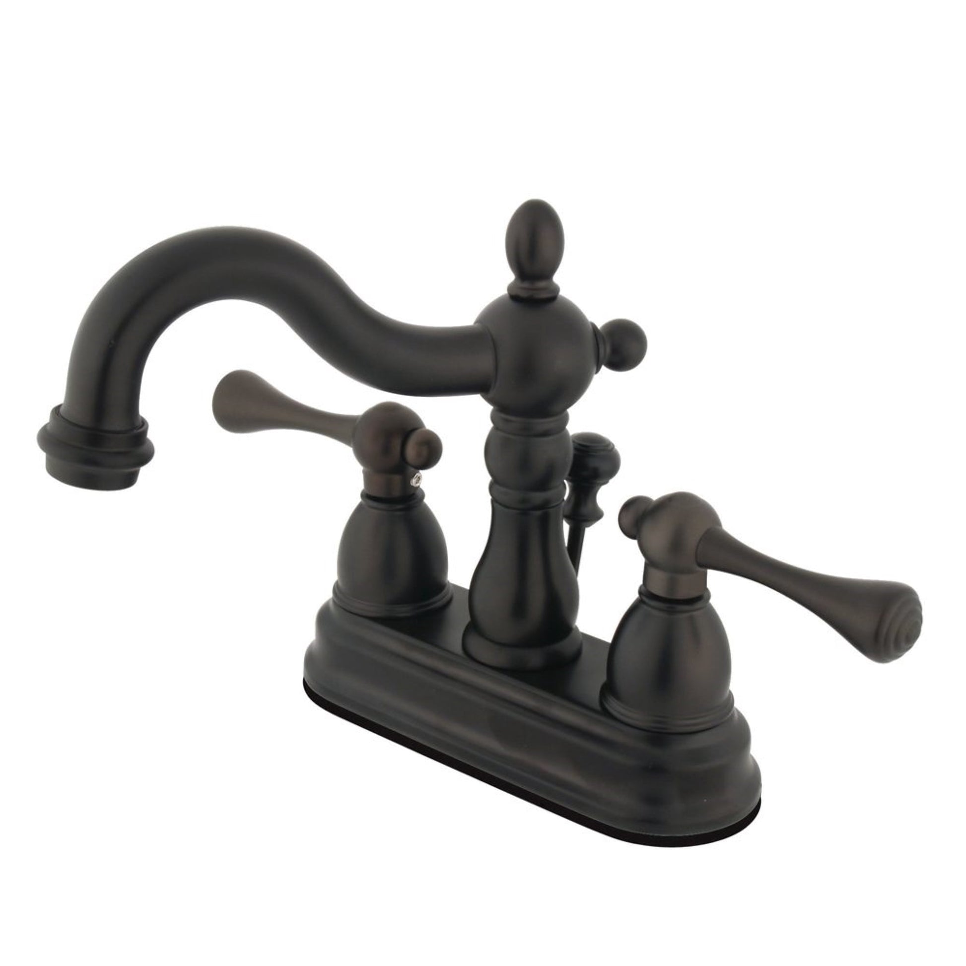 Kingston Brass Heritage Two Handle 4" Centerset Lavatory Faucet with Retail Pop-up