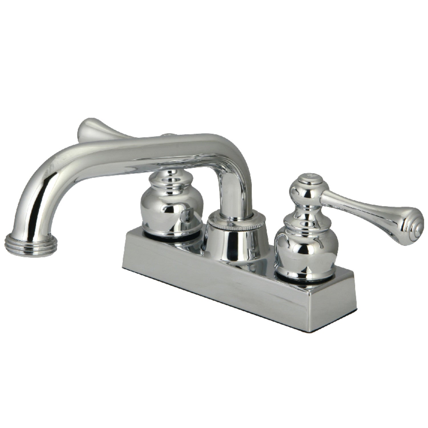 Kingston Brass KB2471BL 4 in. Centerset 2-Handle Laundry Faucet, Polished Chrome