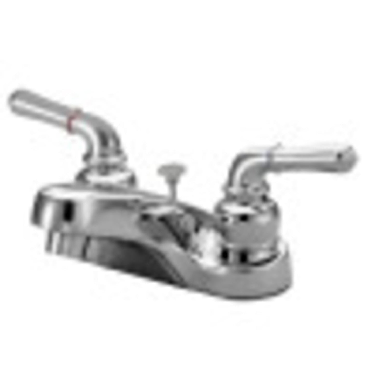 Kingston Brass Magellan Two Handle 4" Centerset Lavatory Faucet with Brass Pop-up