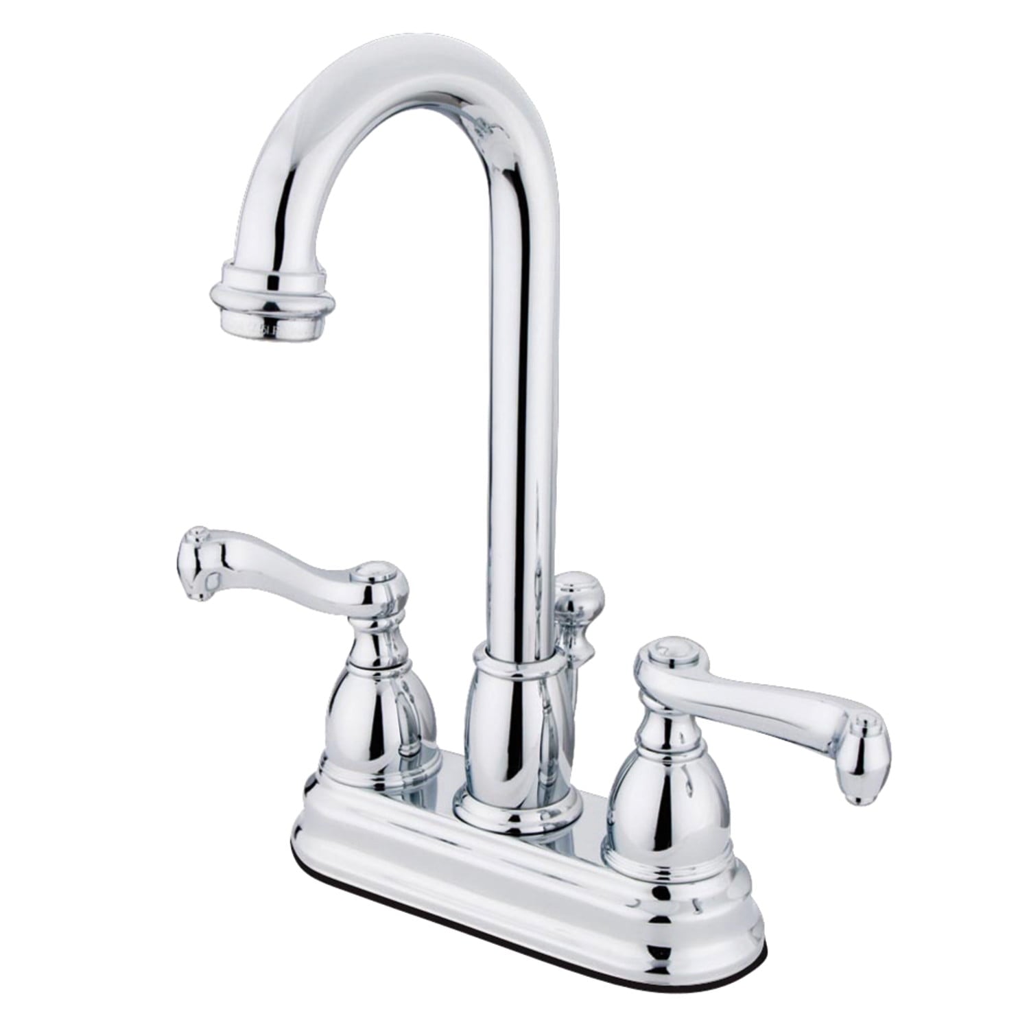 Kingston Brass KB3611FL 4 in. Centerset Bathroom Faucet, Polished Chrome