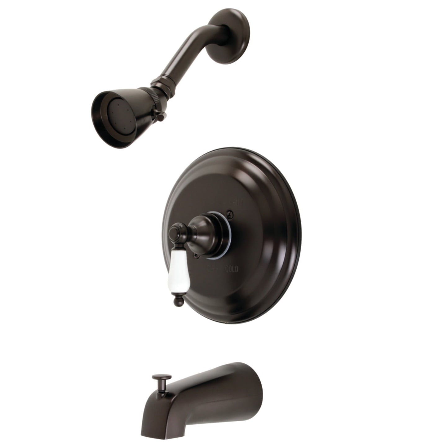 Kingston Brass KB3632PLT Solo Moldura para BaÃ±era y Ducha, LatÃ³n Pulido