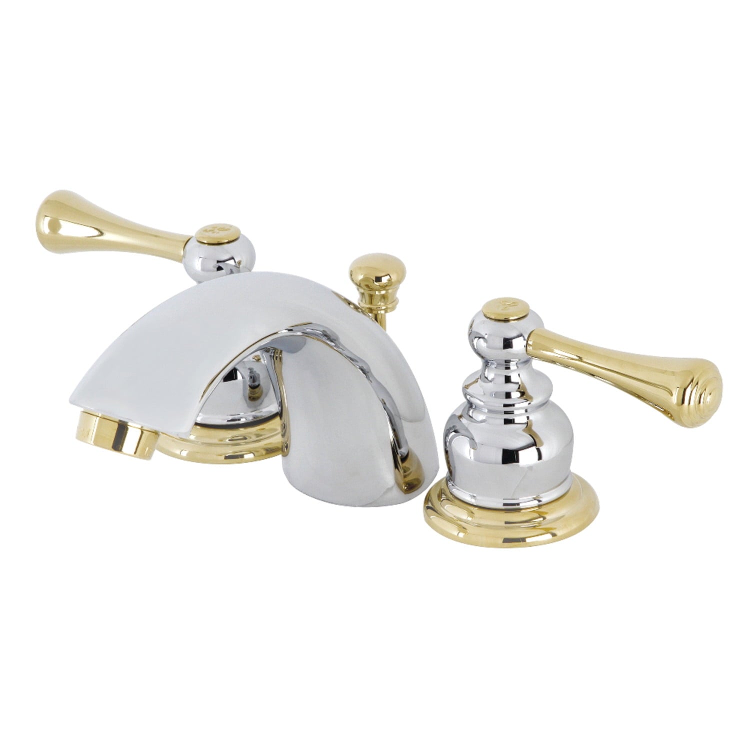 Kingston Brass KB3942BL Mini-Widespread Bathroom Faucet, Polished Brass