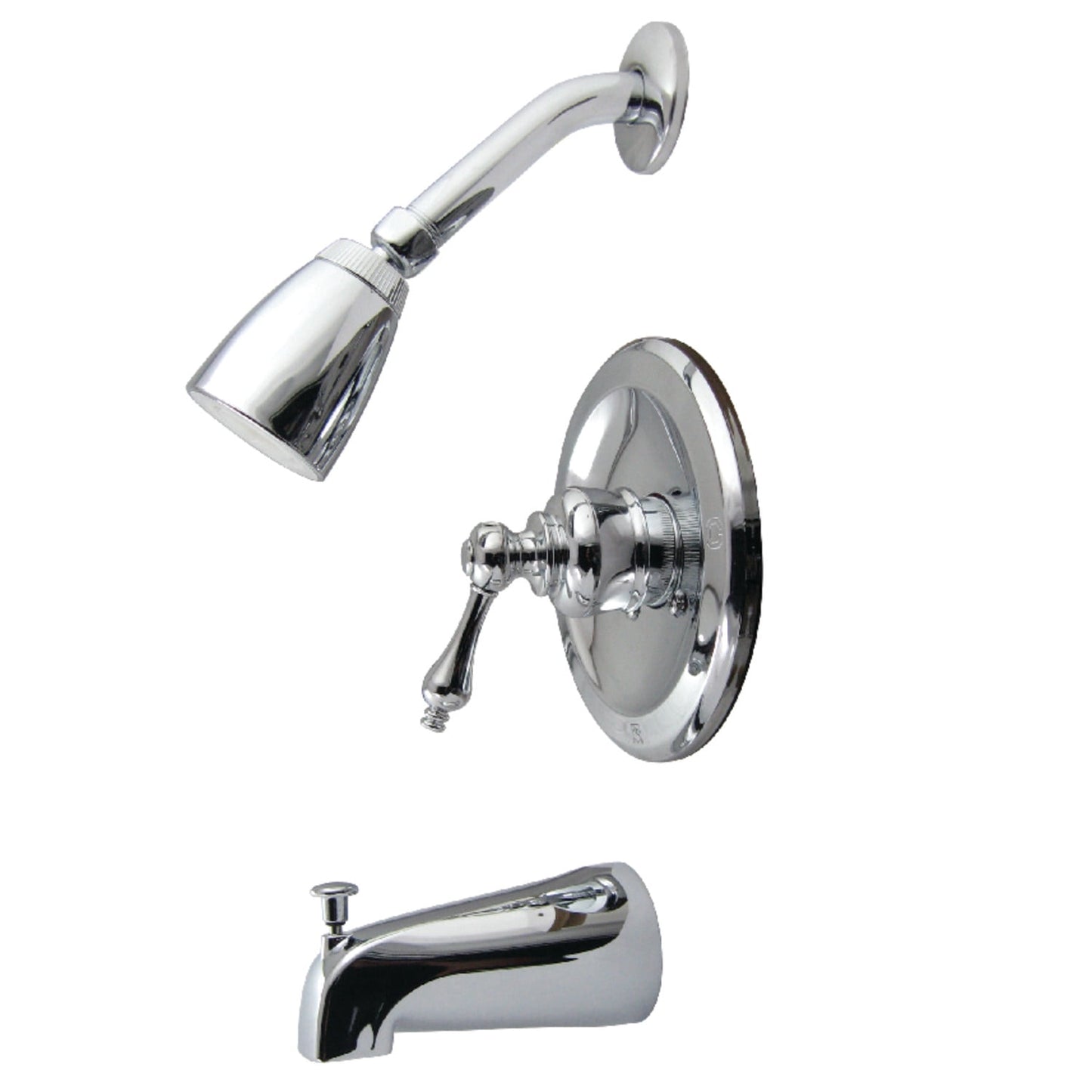Kingston Brass KB538AL Tub and Shower Faucet, Brushed Nickel