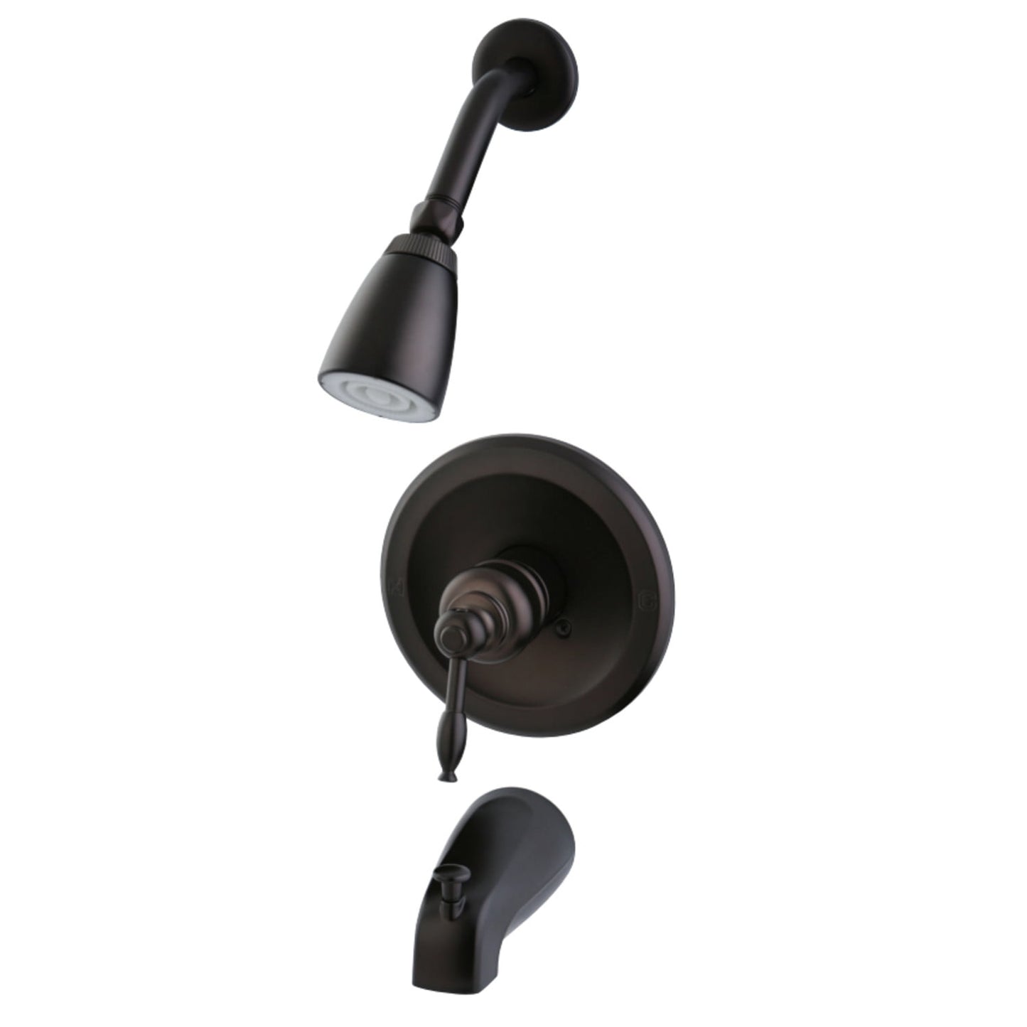 Kingston Brass Grifo Desviador para BaÃ±era y Ducha con VÃ¡lvula y Ribete