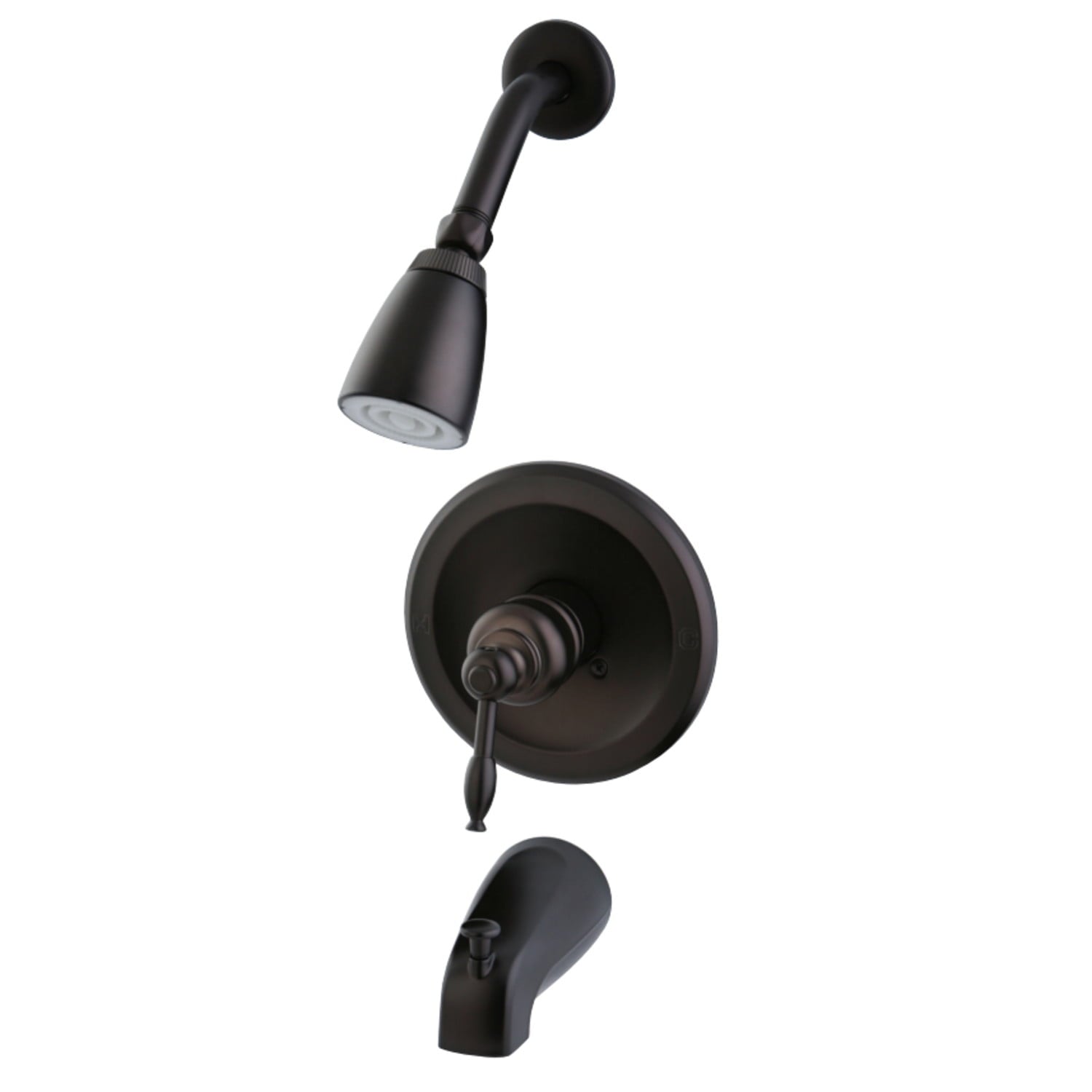 Kingston Brass Grifo Desviador para BaÃ±era y Ducha con VÃ¡lvula y Ribete