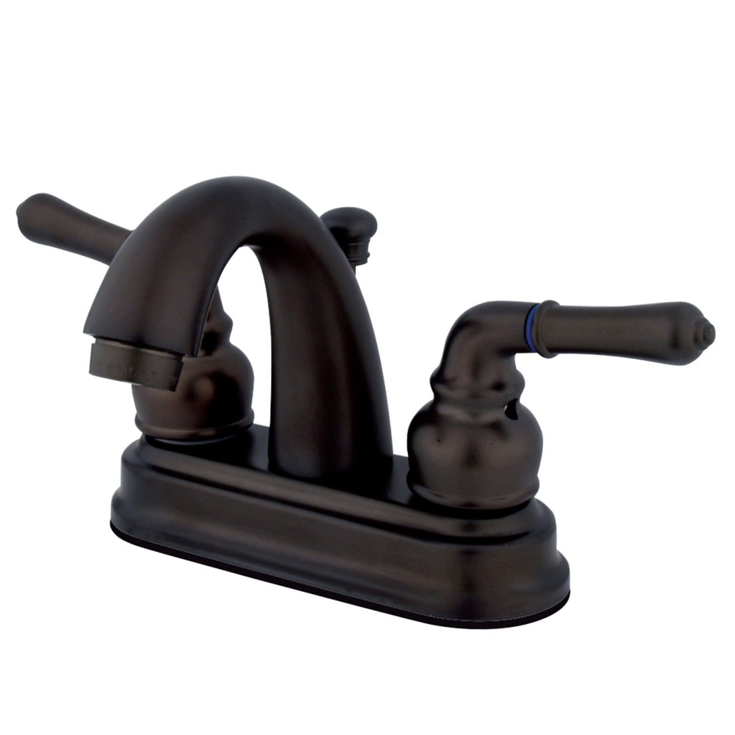Kingston Brass Naples Two Handle 4" Centerset Lavatory Faucet with Retail Pop-up