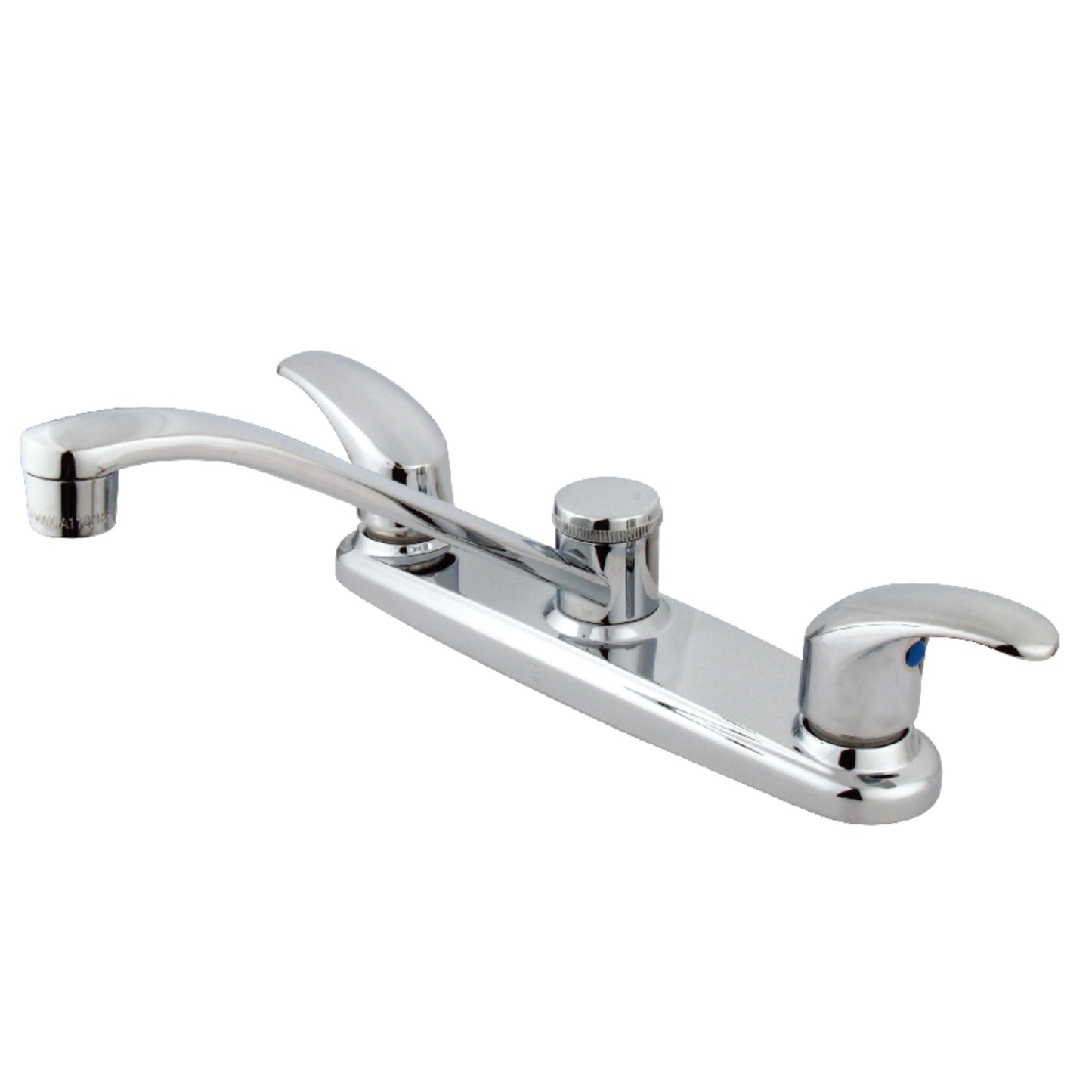 Kingston KB6271LL Legacy Two-Handle 2-Hole 8" Centerset Kitchen Faucet in Polished Chrome