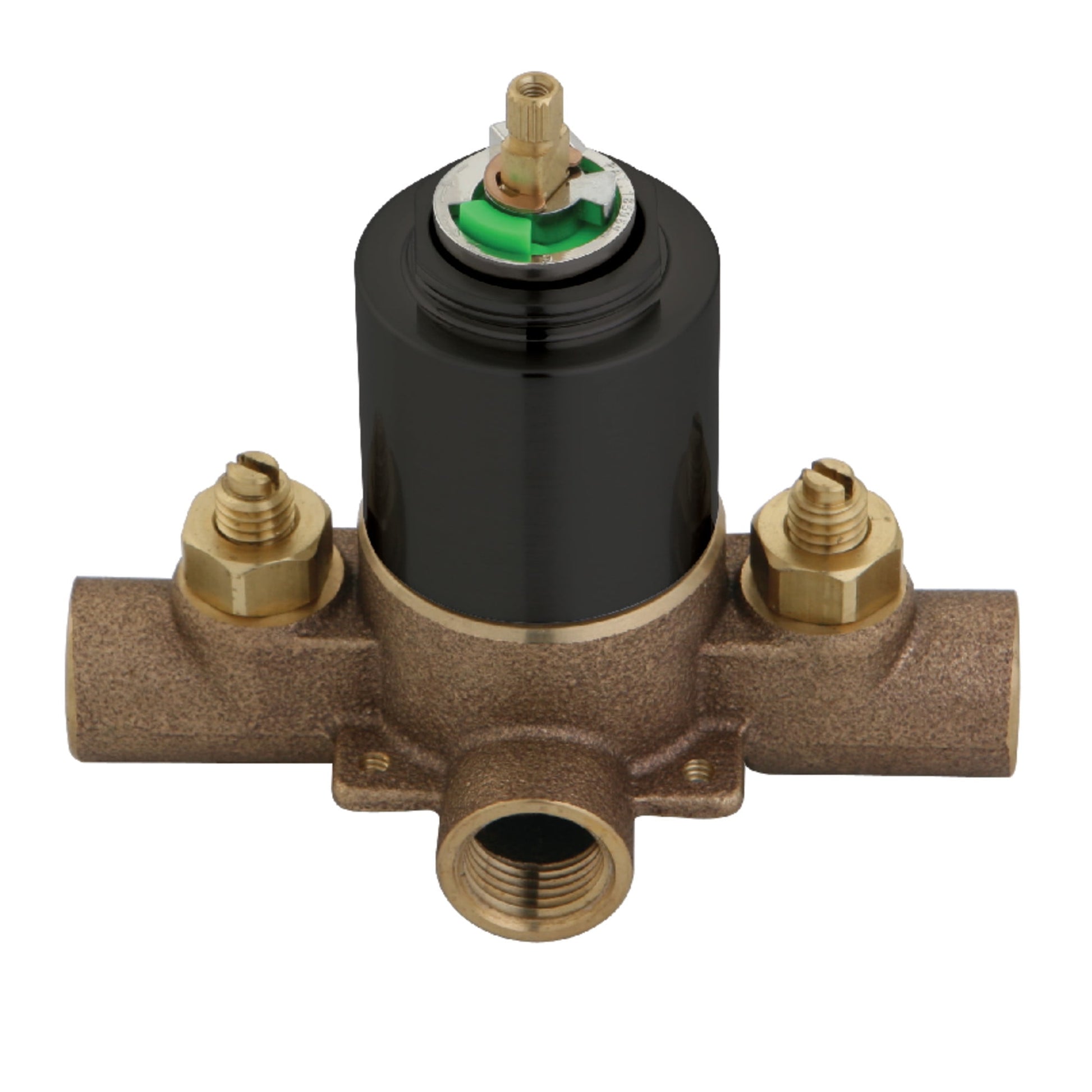 Kingston Brass KB655V Pressure Balanced Tub and Shower Valve, with Stops in Oil Rubbed Bronze