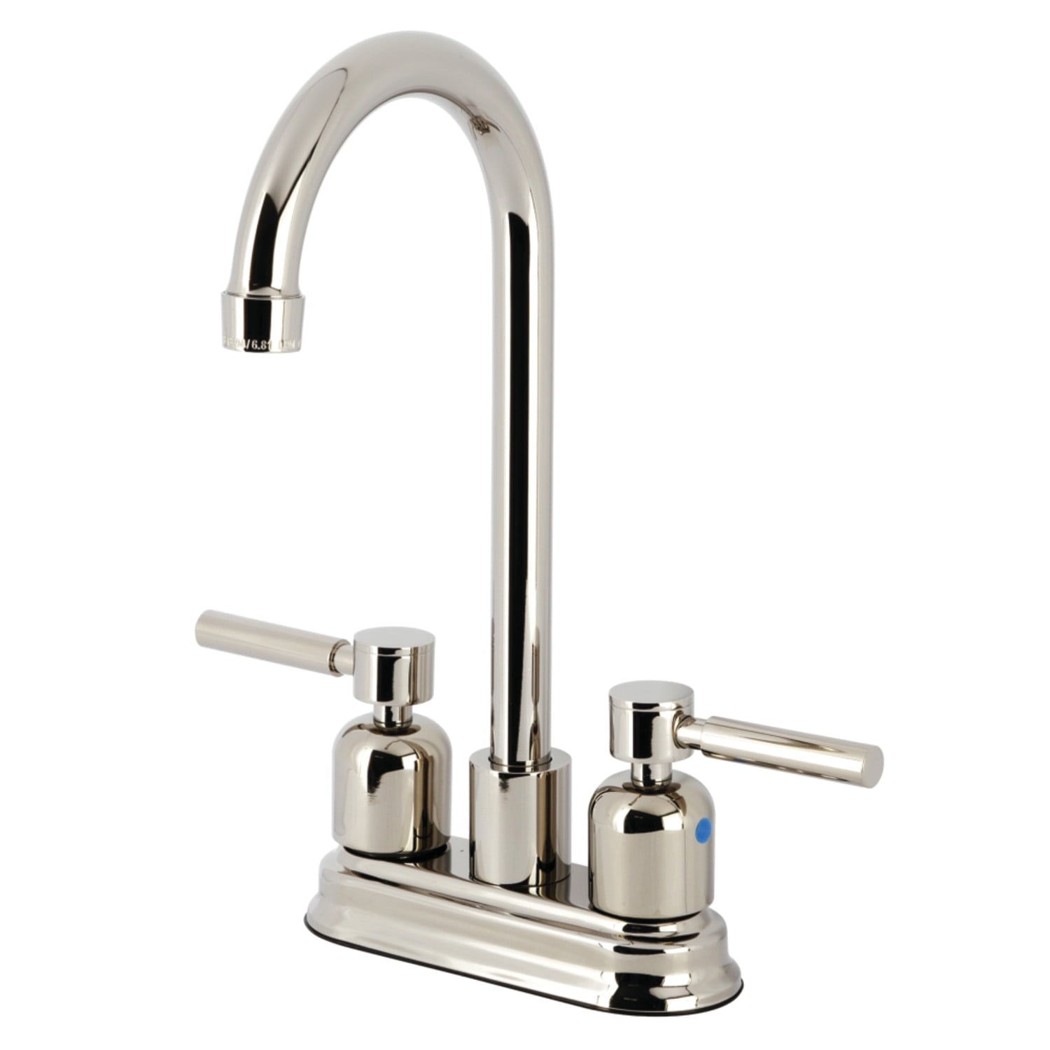 Kingston Brass KB8496DL Concord Bar Faucet, Polished Nickel