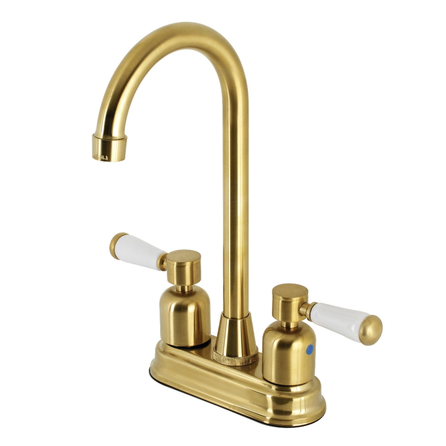 Kingston Brass KB8497DPL Paris Bar Faucet, Brushed Brass