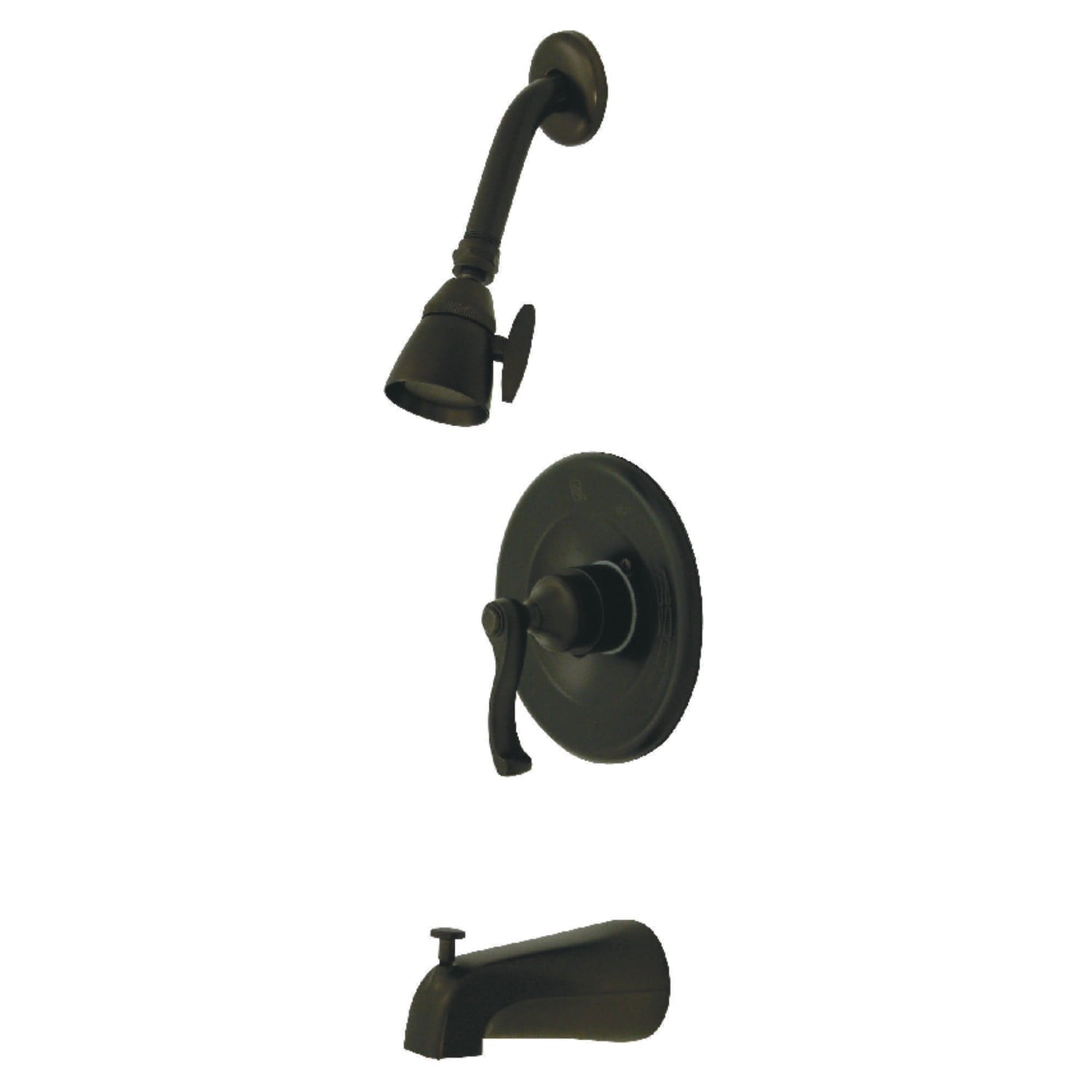 Kingston Brass KB8635FLT Tub and Shower Trim Only For KB8635FL, Oil Rubbed Bronze