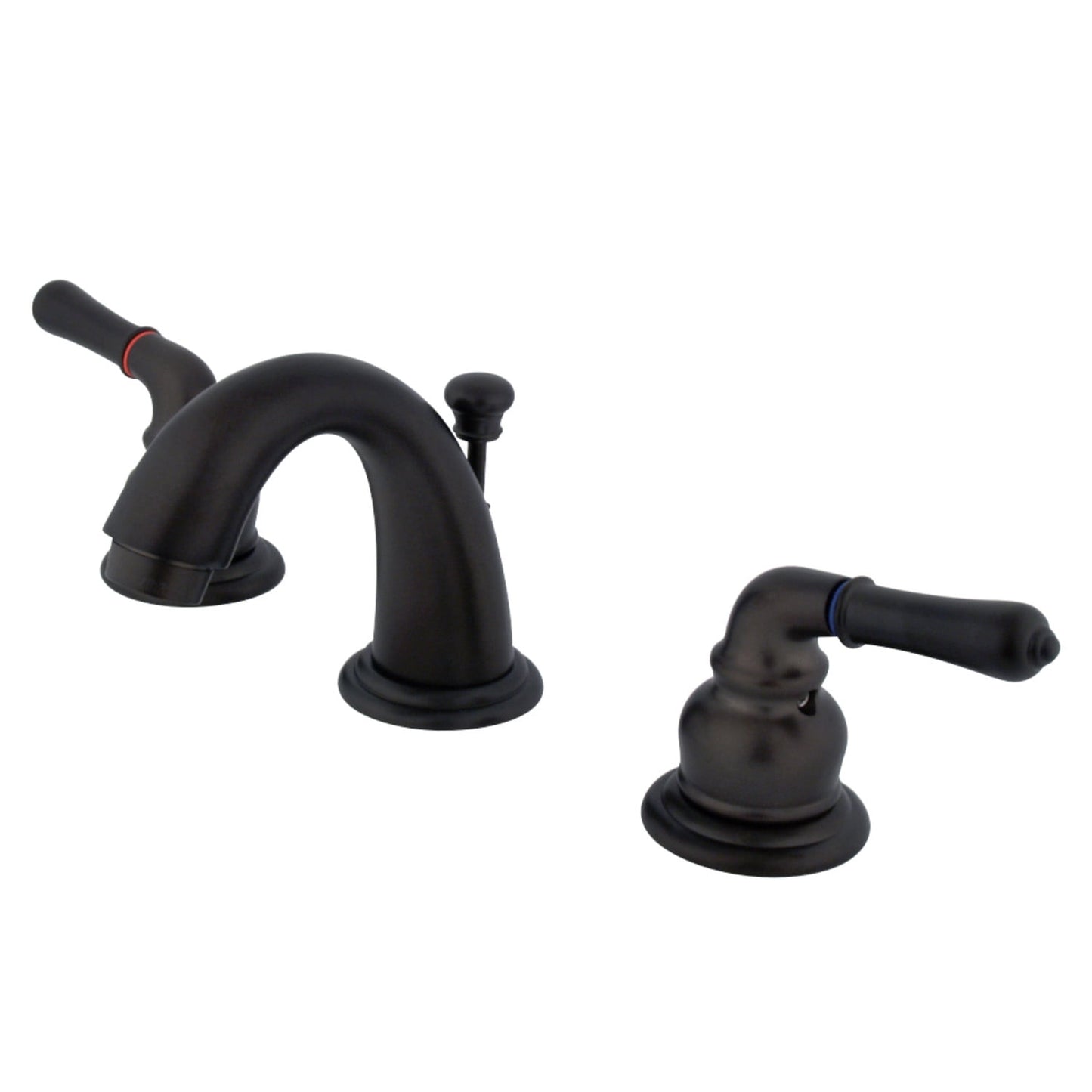 Kingston Brass Magellan Two Handle 4" to 8" Mini Widespread Lavatory Faucet with Retail Pop-up