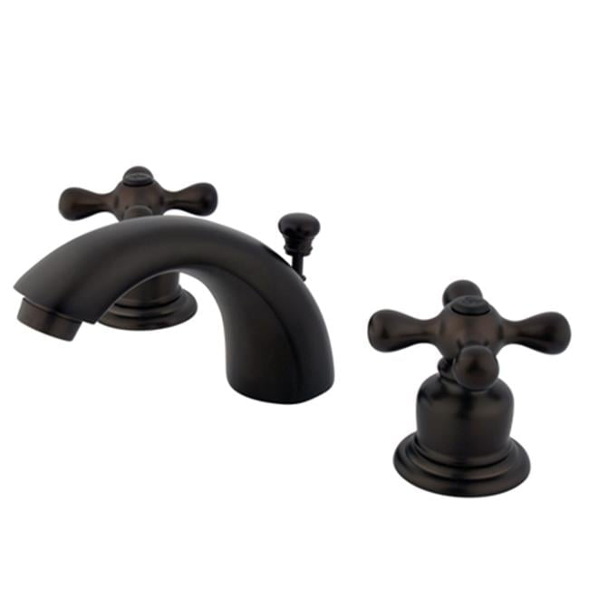 Kingston Brass KB947AXSB Victorian Mini-Widespread Bathroom Faucet, Brushed Brass