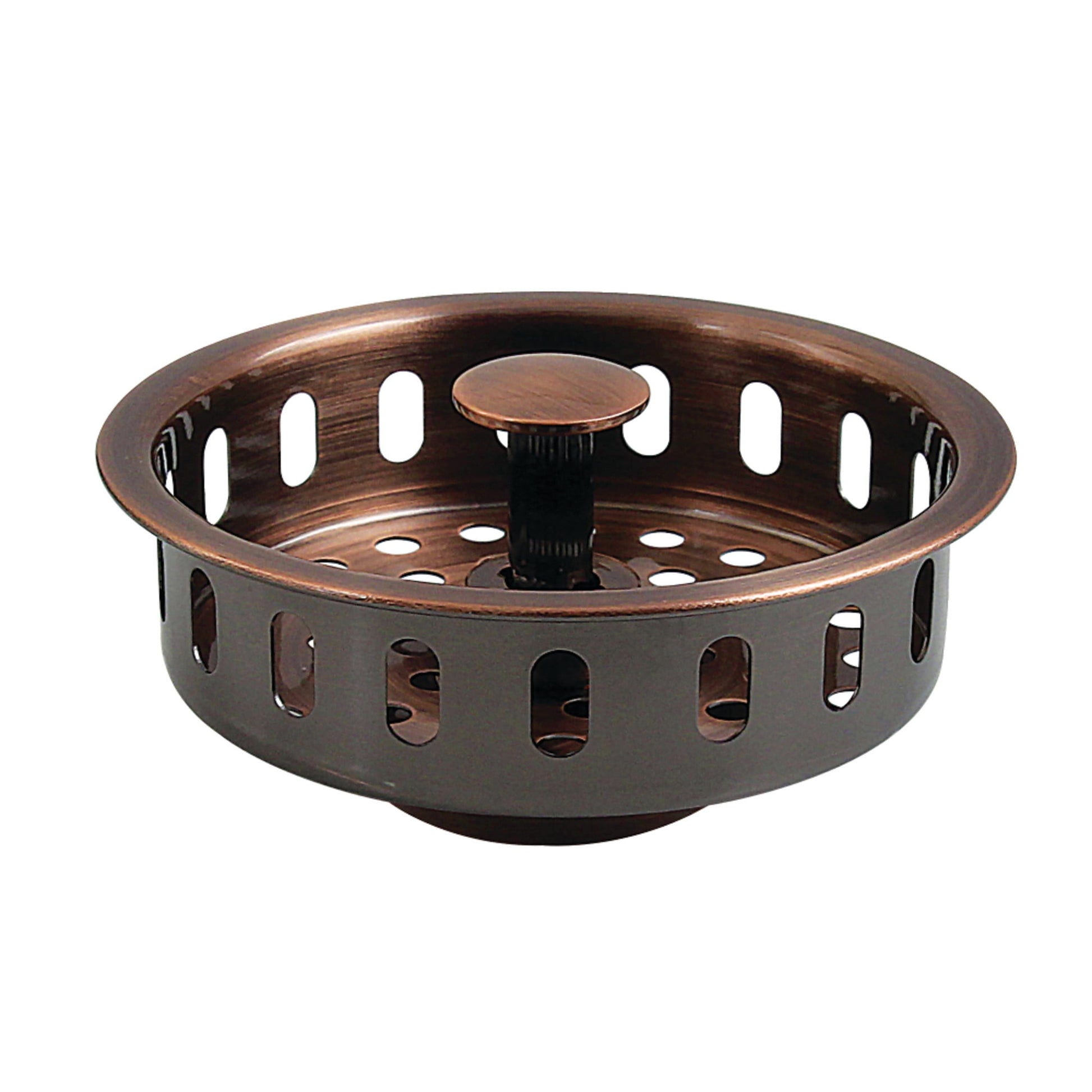 Kingston Brass KBP2006AC Made to Match Kitchen Sink Basket Strainer, Antique Copper