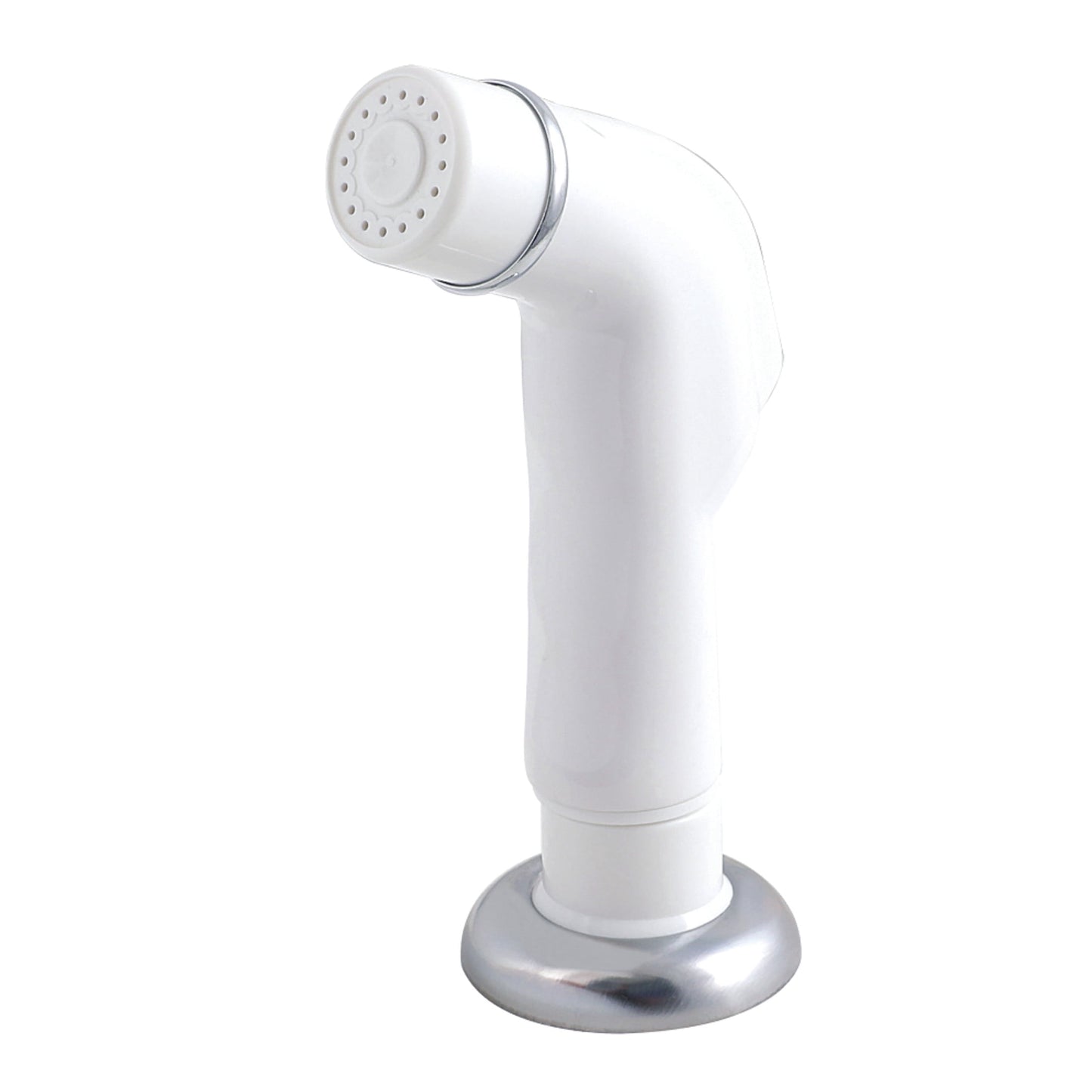 Kingston Brass KBS750SP Plastic Kitchen Faucet Side Sprayer in White
