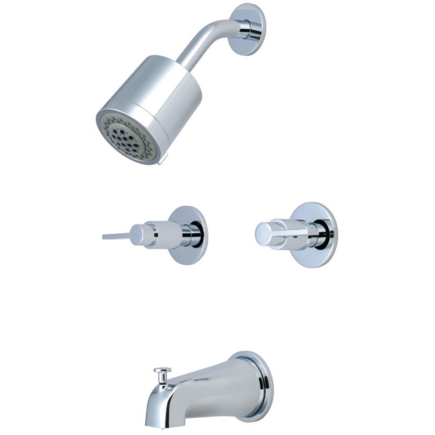 Kingston Brass NuvoFusion KBX8141NDL Two Handle Tub & Shower Faucet