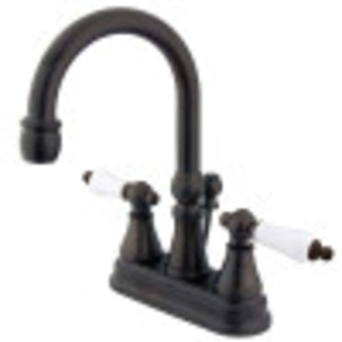 Kingston Brass KS2615PL 4 in. Centerset Bathroom Faucet, Oil Rubbed Bronze