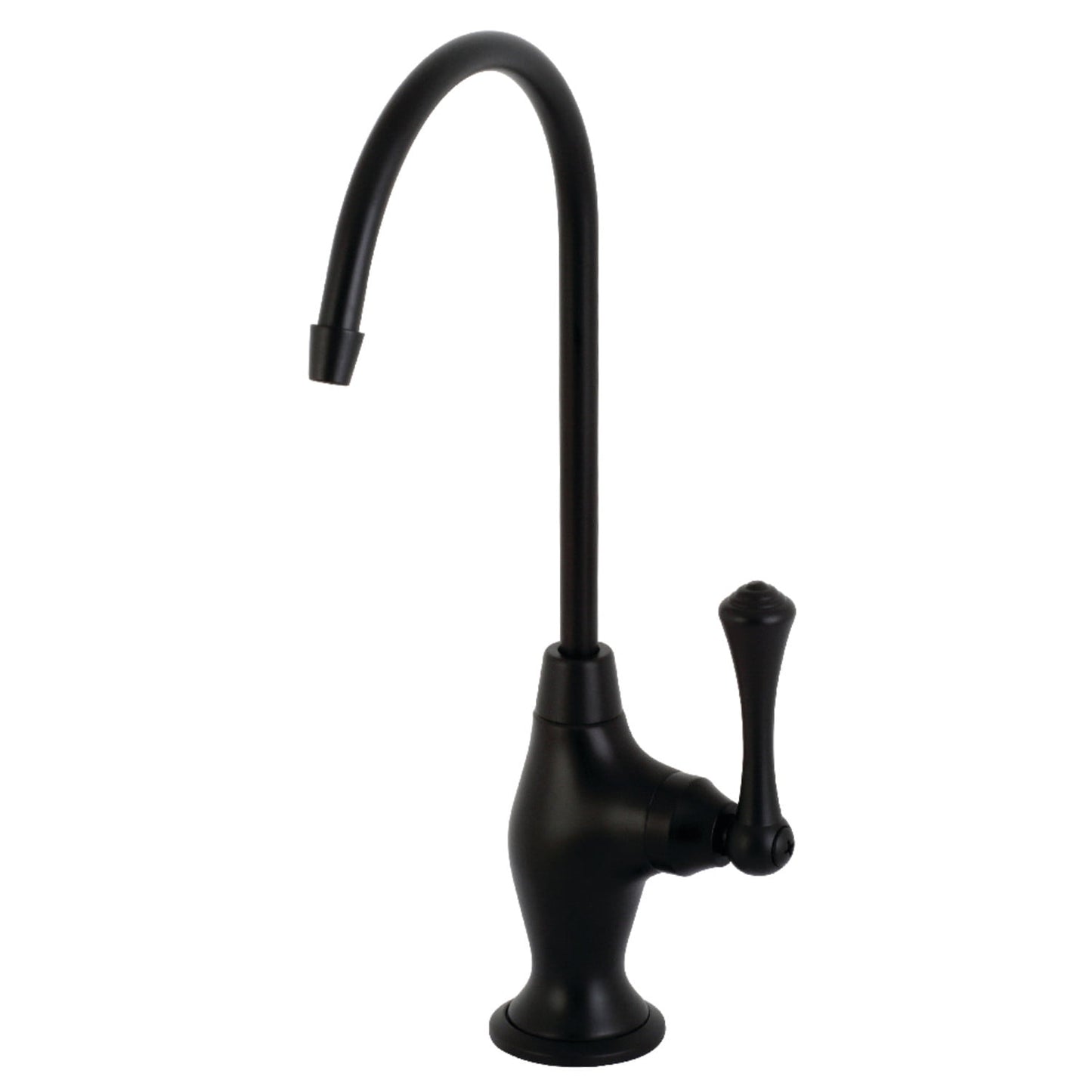Kingston Brass KS3190BL Vintage Single Handle Water Filtration Faucet, Matte Black