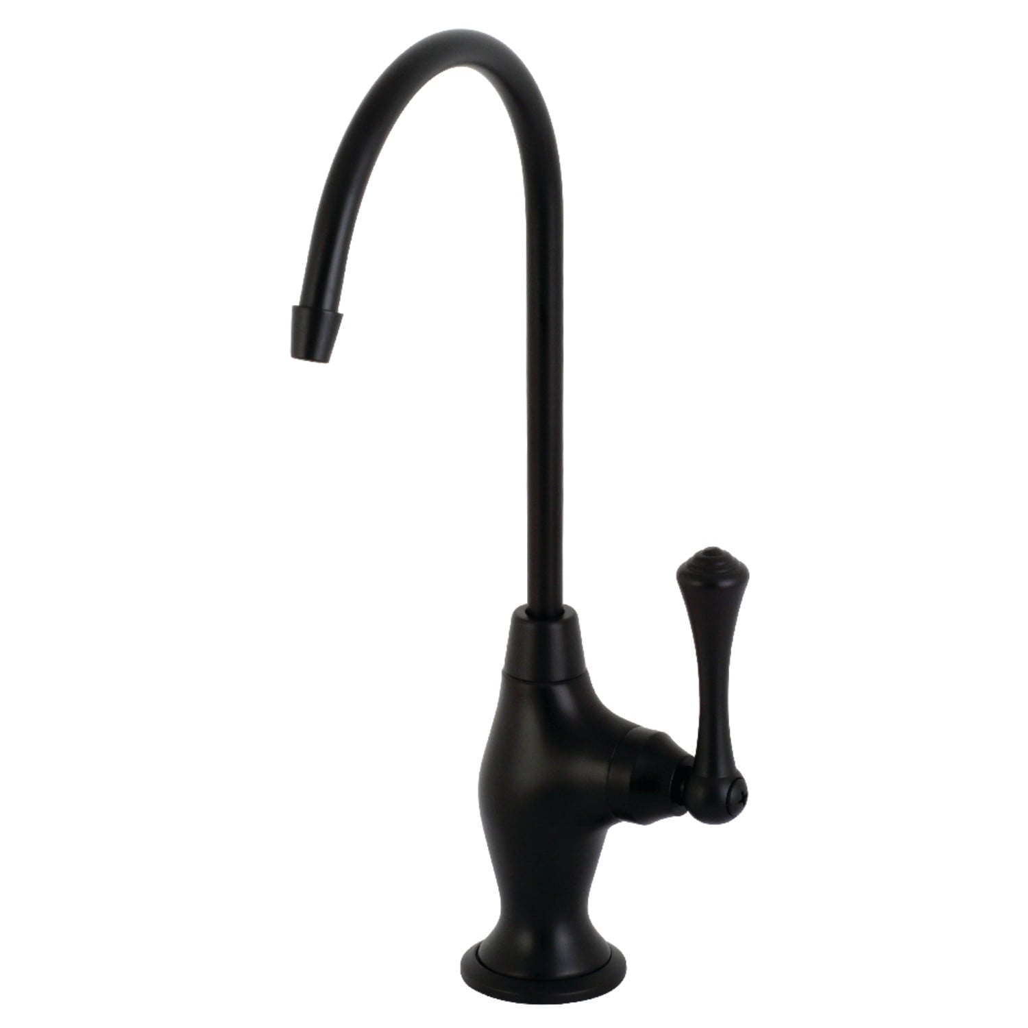 Kingston Brass KS3190BL Vintage Single Handle Water Filtration Faucet, Matte Black