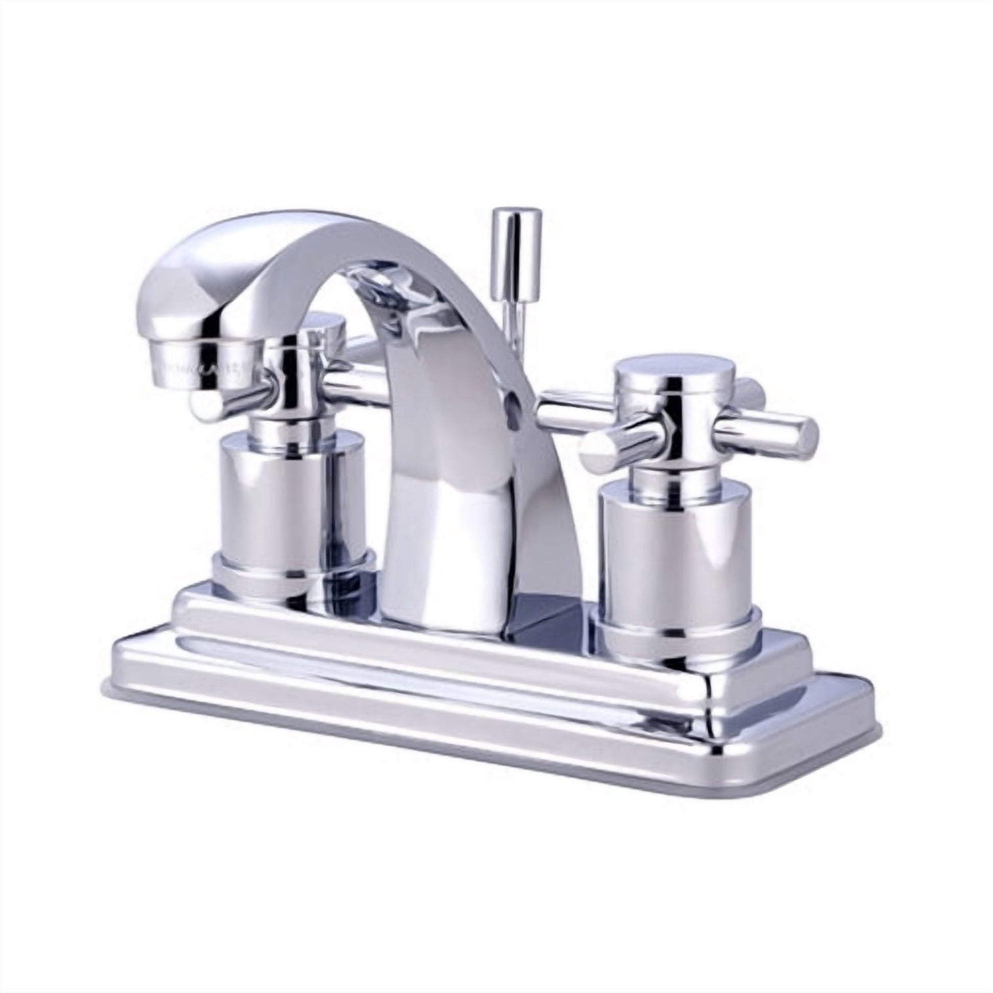 Kingston Brass Concord Two Handle 4" Centerset Lavatory Faucet with Brass Pop-up
