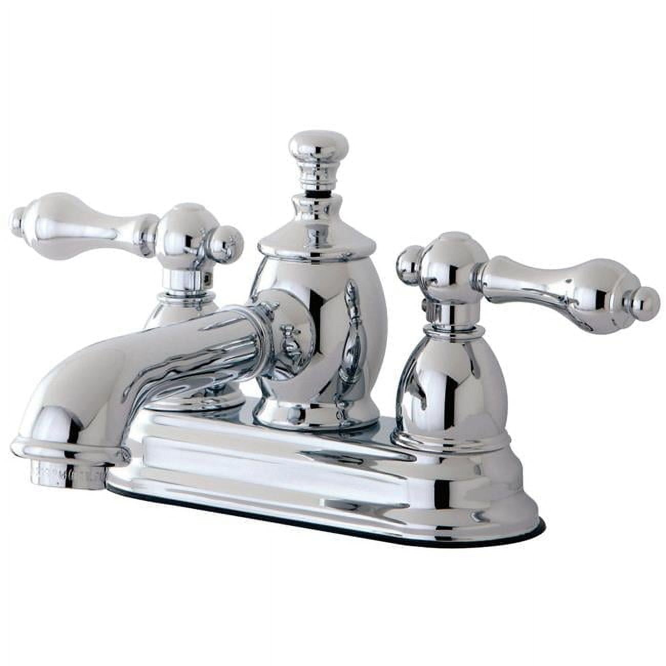 Kingston Brass KS7001AL 4 in. Centerset Bathroom Faucet, Polished Chrome