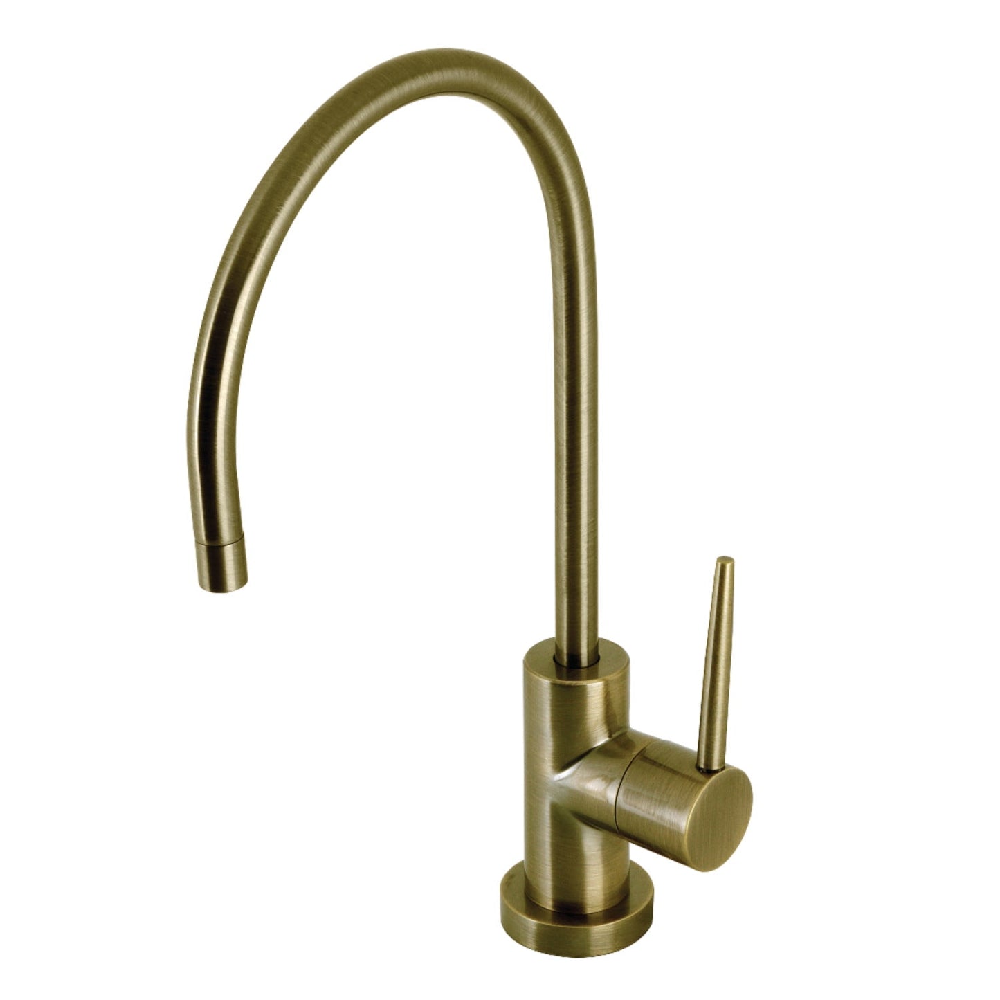 Kingston Brass KS8193NYL New York Single-Handle Cold Water Filtration Faucet, Antique Brass