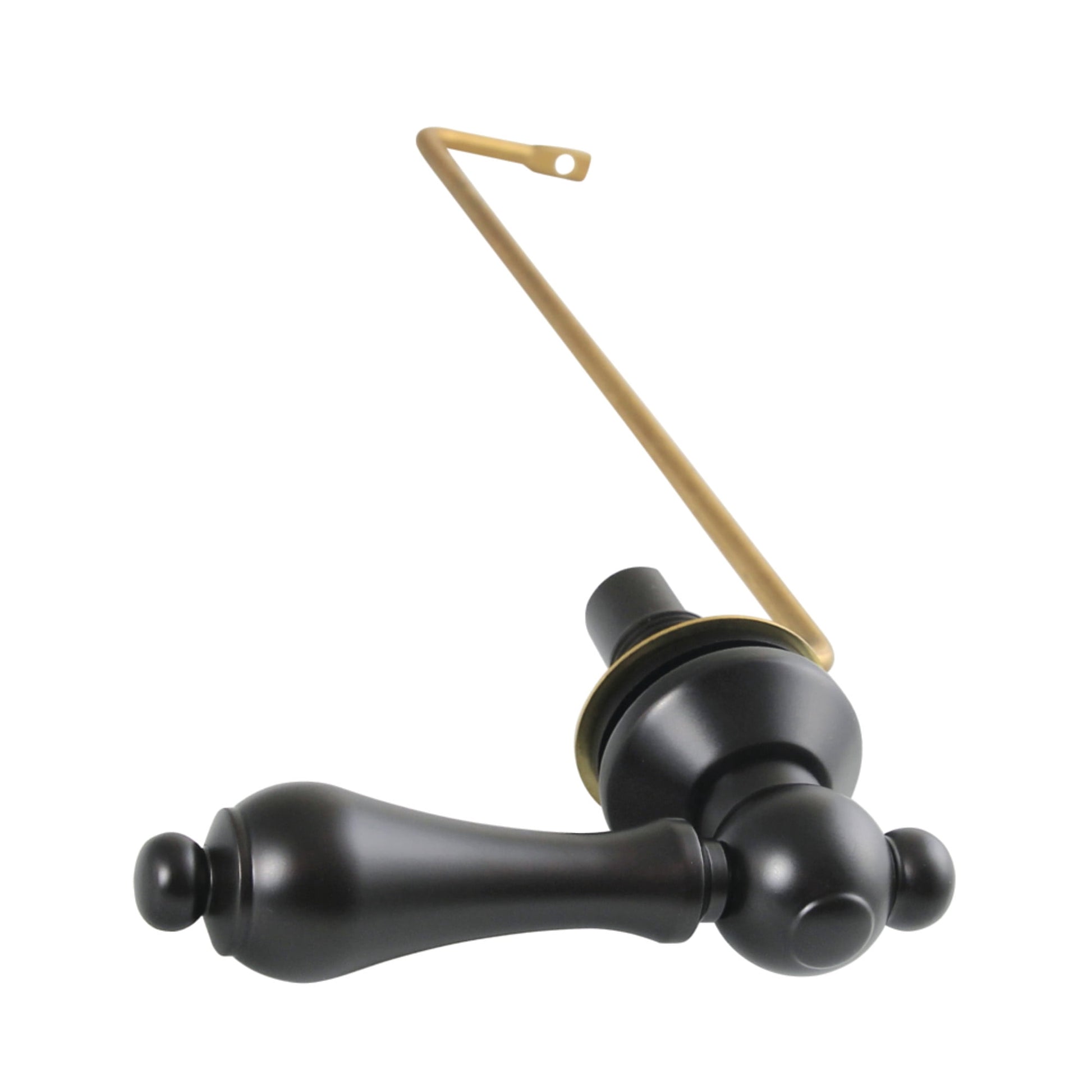 Kingston Brass KTALS30 Restoration Side Mount Toilet Tank Lever, Left/Right Installation in Matte Black