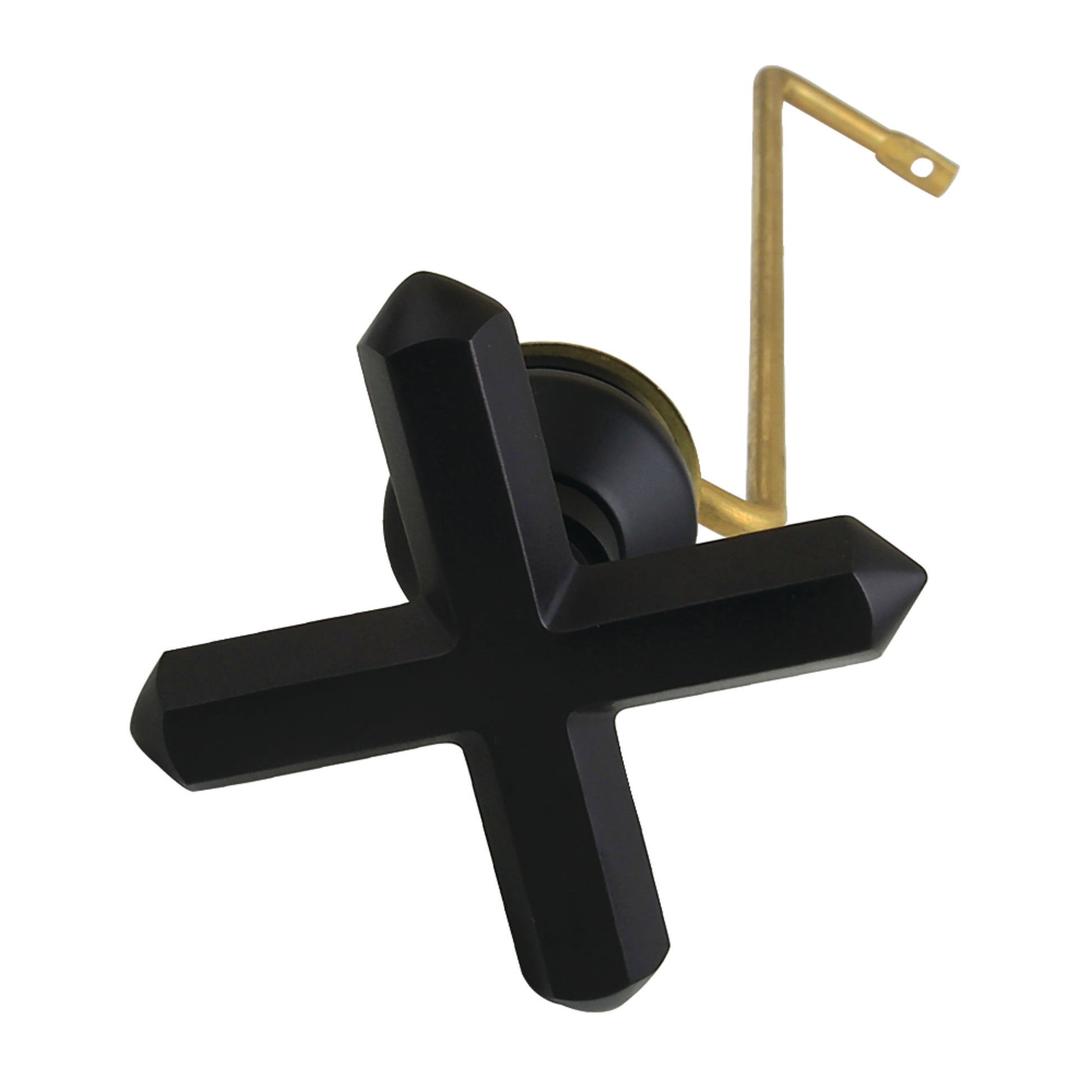 Kingston Brass KTCHXS0 French Country Side Mount Toilet Tank Lever in Matte Black