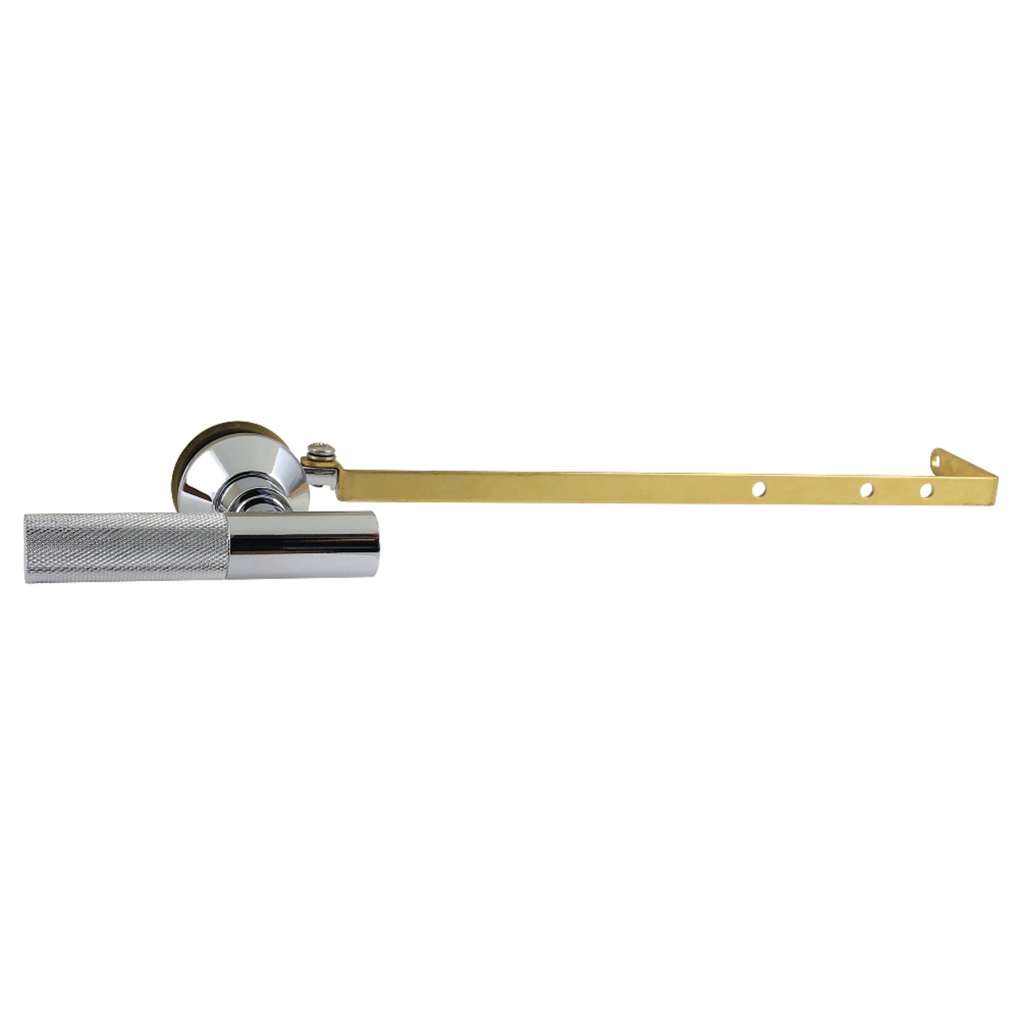 Kingston Brass KTKNLD1 Universal Front or Side Mount Toilet Tank Lever with Knurled Handle in Polished Chrome
