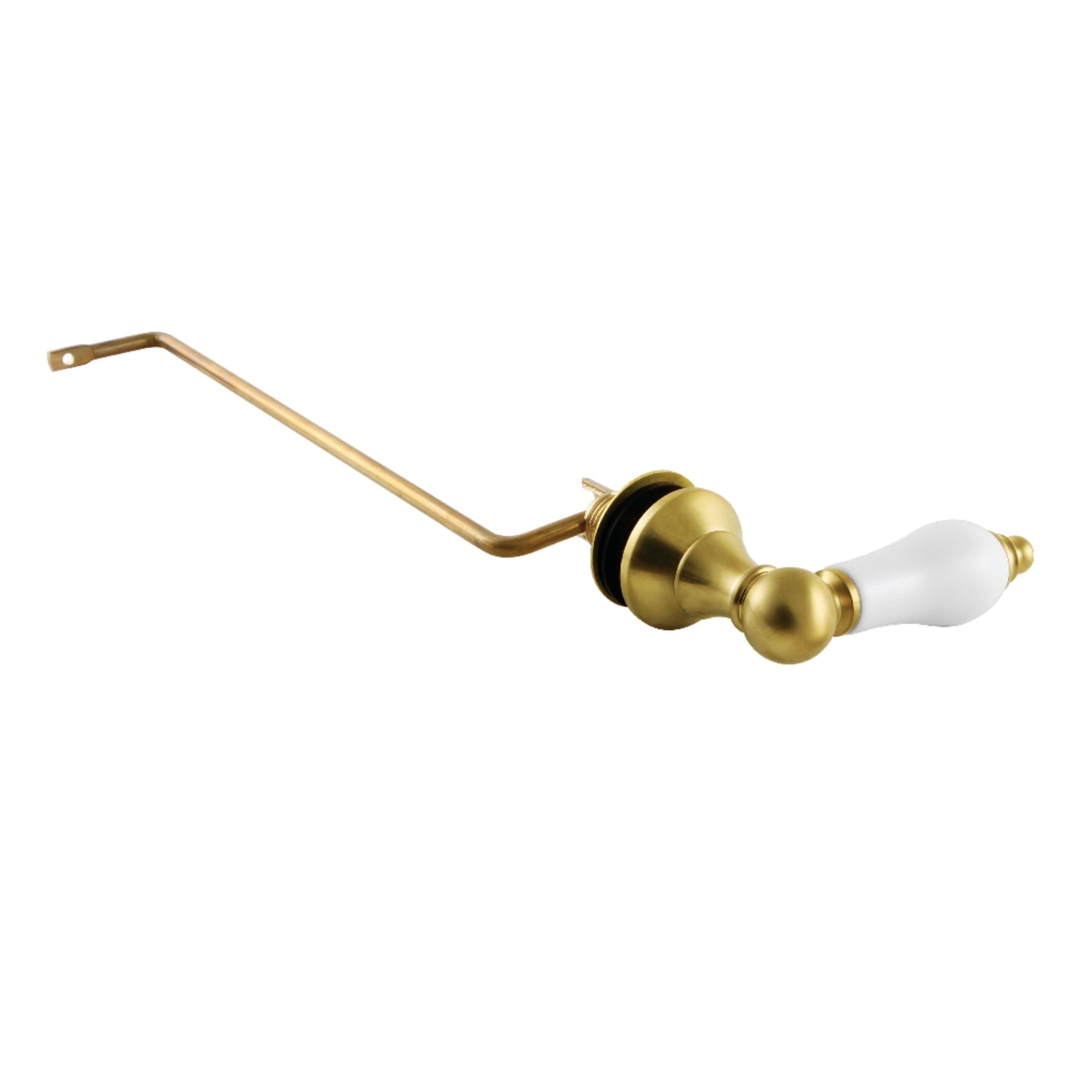 Kingston Brass KTPLS7 Victorian Toilet Tank Lever, Porcelain Handle, Brushed Brass