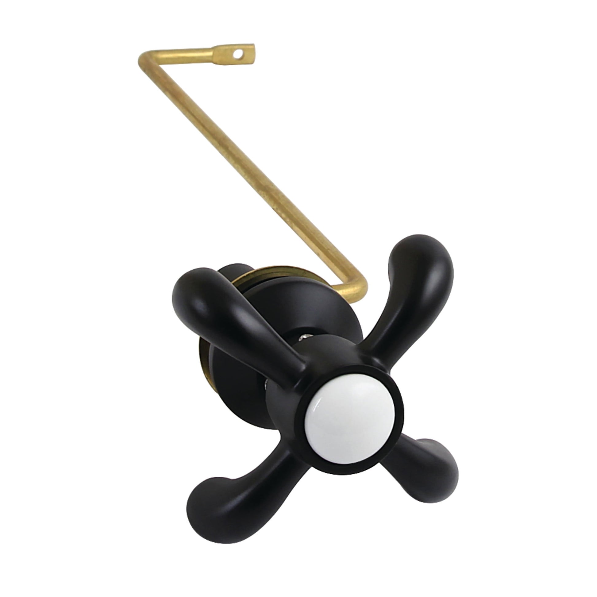 Kingston Brass KTTXS0 French Country Side Mount Toilet Tank Lever in Matte Black