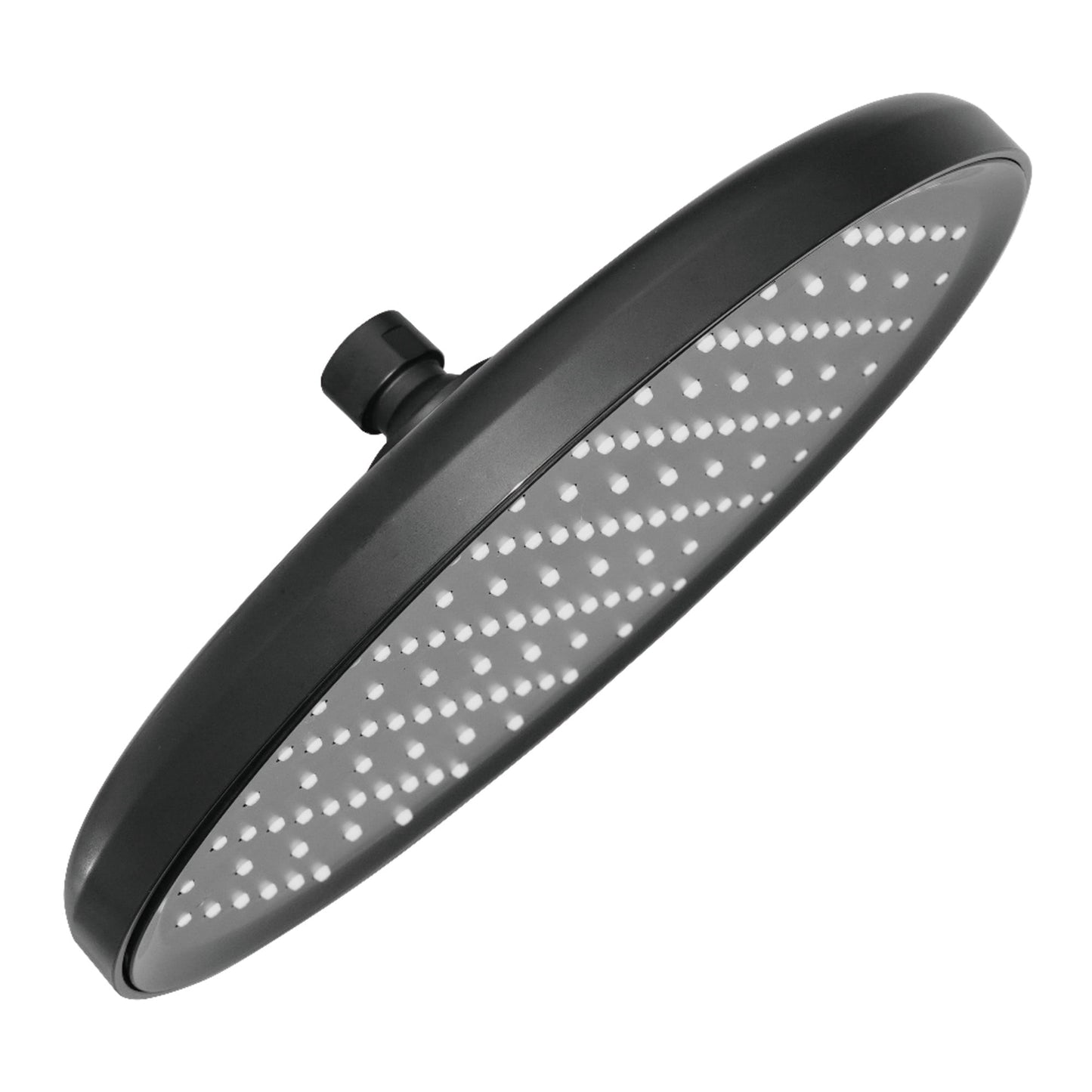 Kingston Brass KX140P0 Slenderain 10" Round Rainfall Shower Head, Matte Black