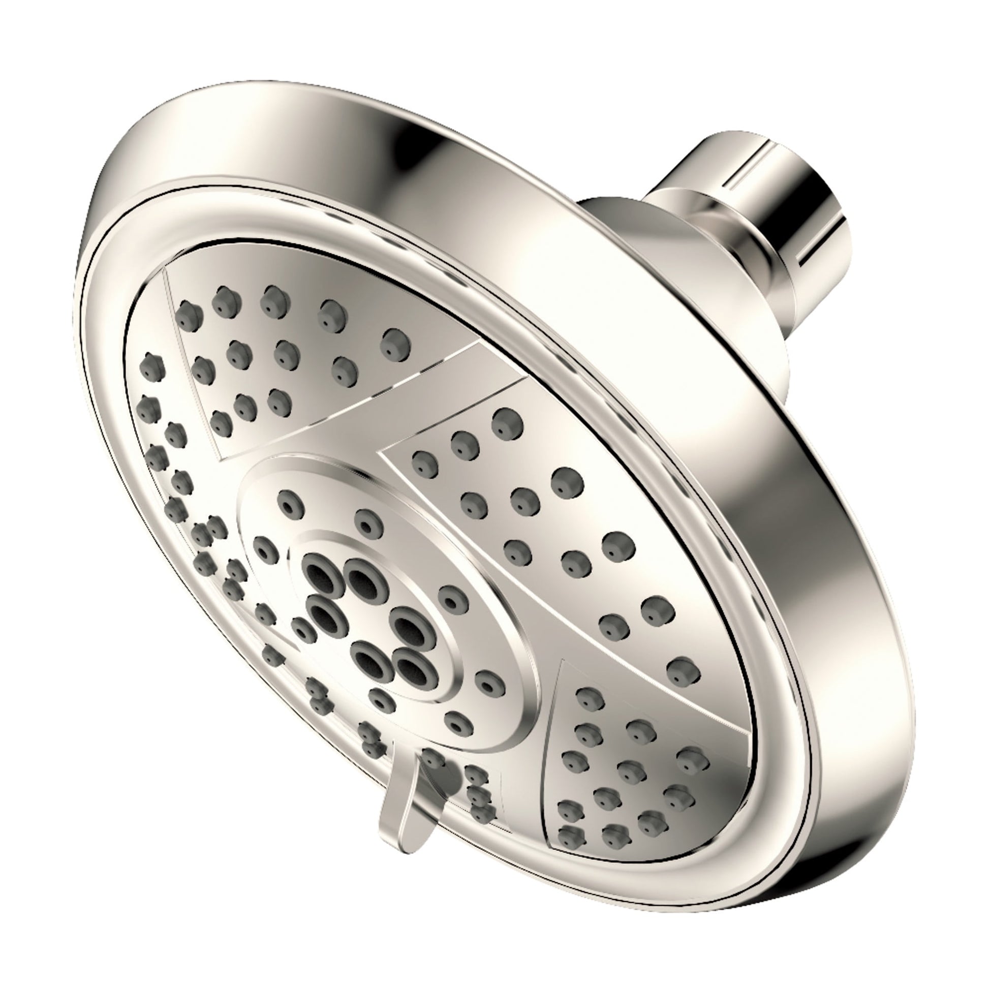 Kingston Brass KX1557 Vilbosch 5" Round 5-Function ABS Shower Head, Polished Nickel