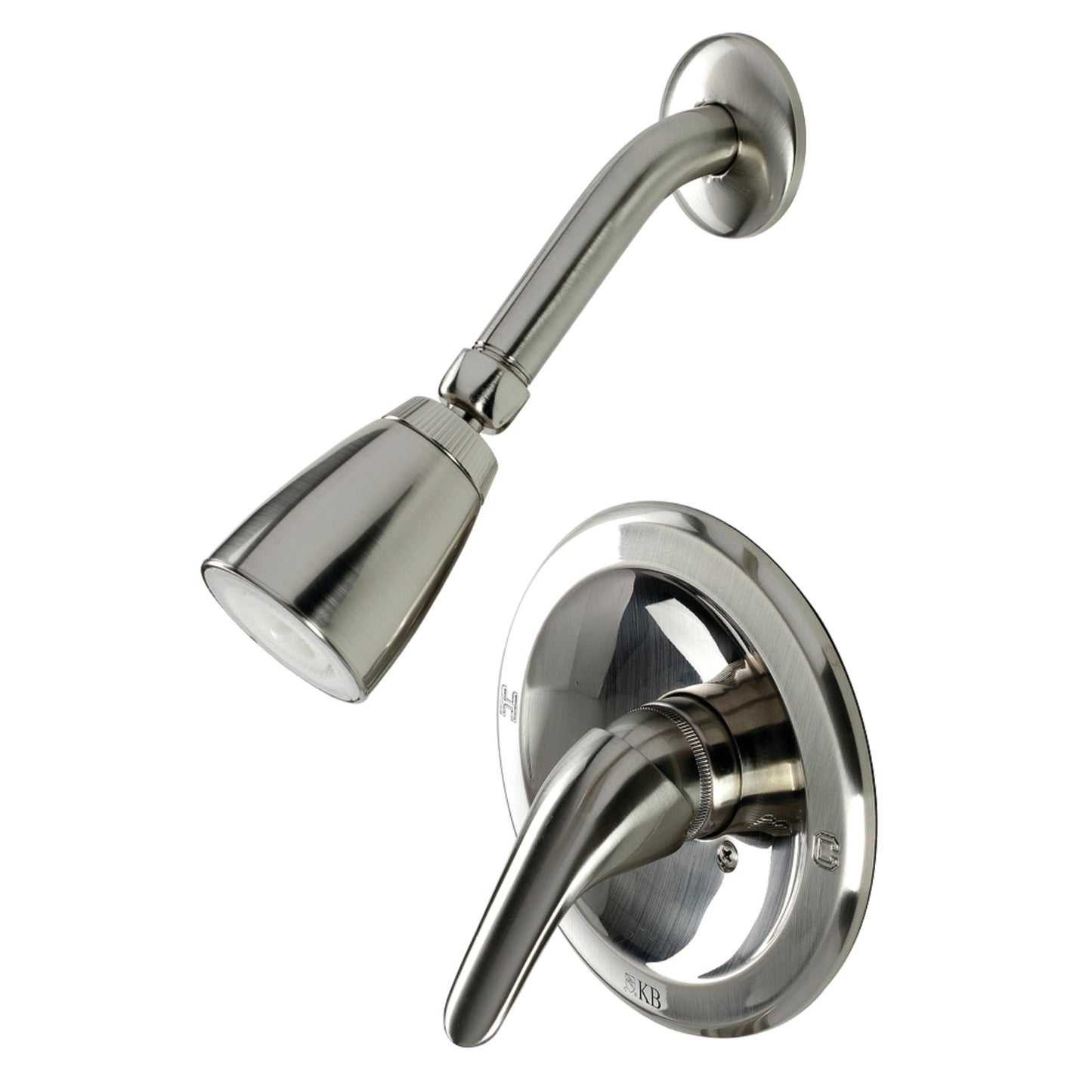 Kingston Brass KB538LSO Single-Handle Shower Faucet, Brushed Nickel